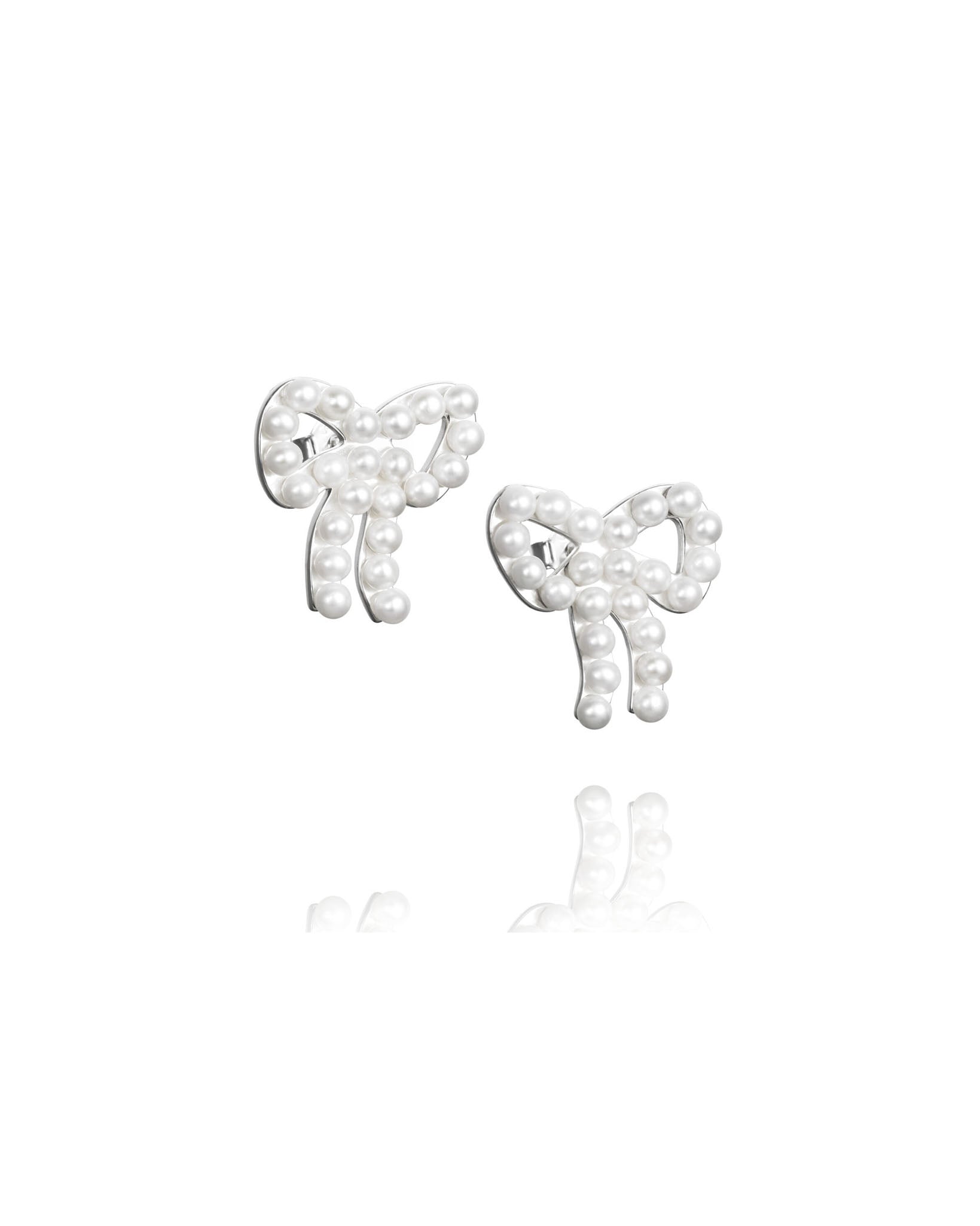 Efva Attling Mini Pearls Bow korvakorut Default Title