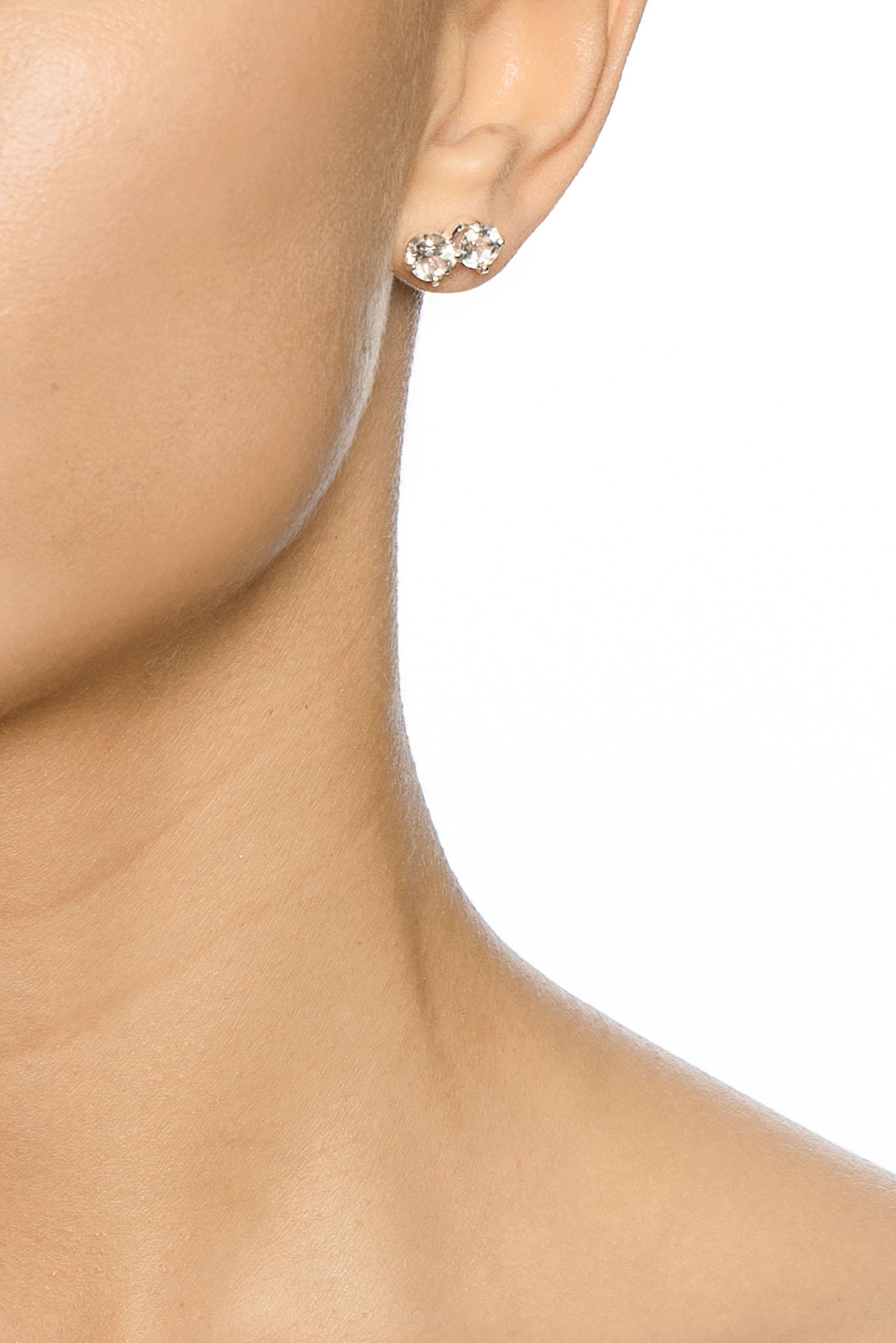 Efva Attling The Mountain & I hopeiset korvakorut Default Title