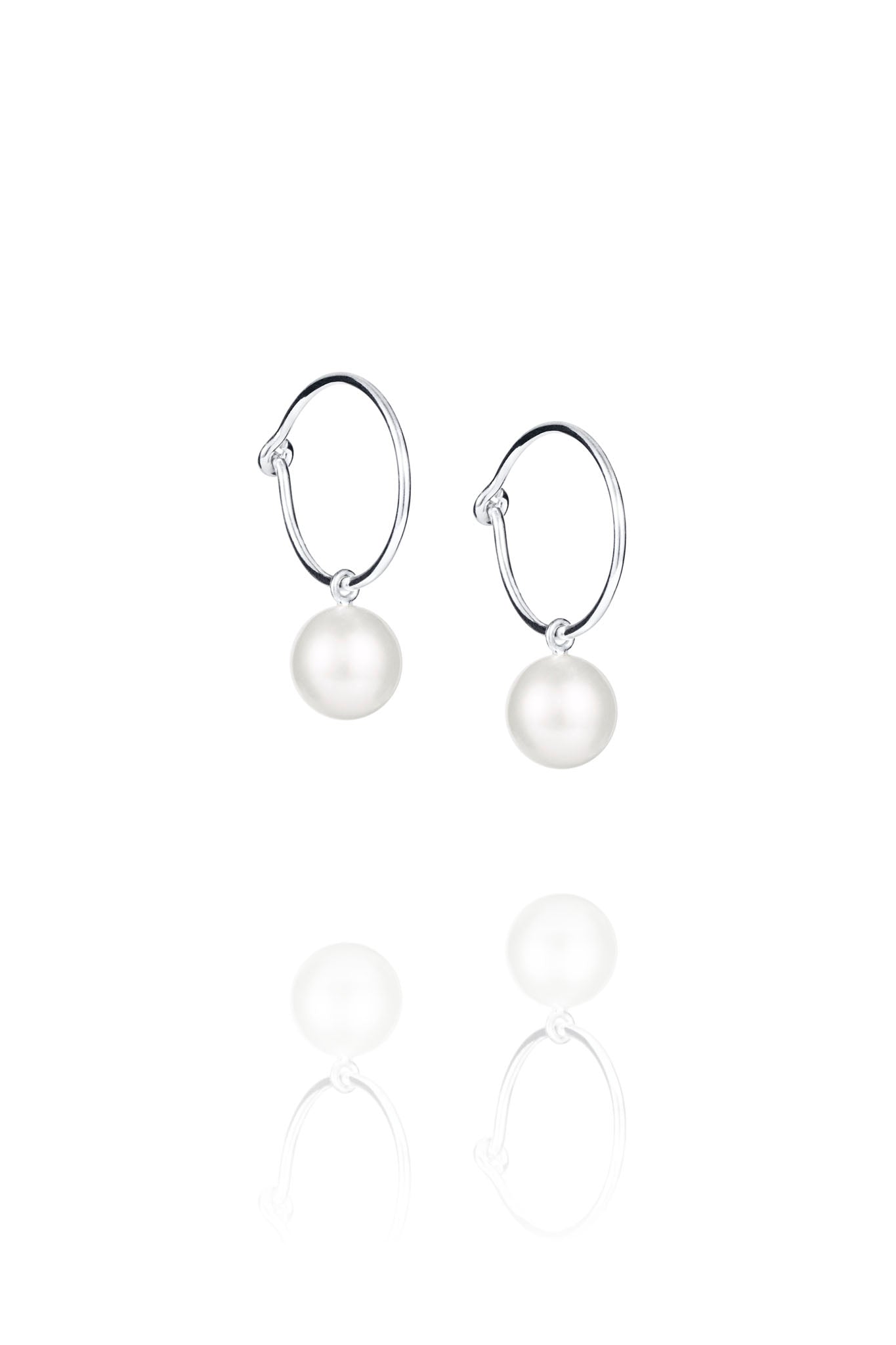 Efva Attling Pop Pearls Earrings hopeiset korvakorut Default Title