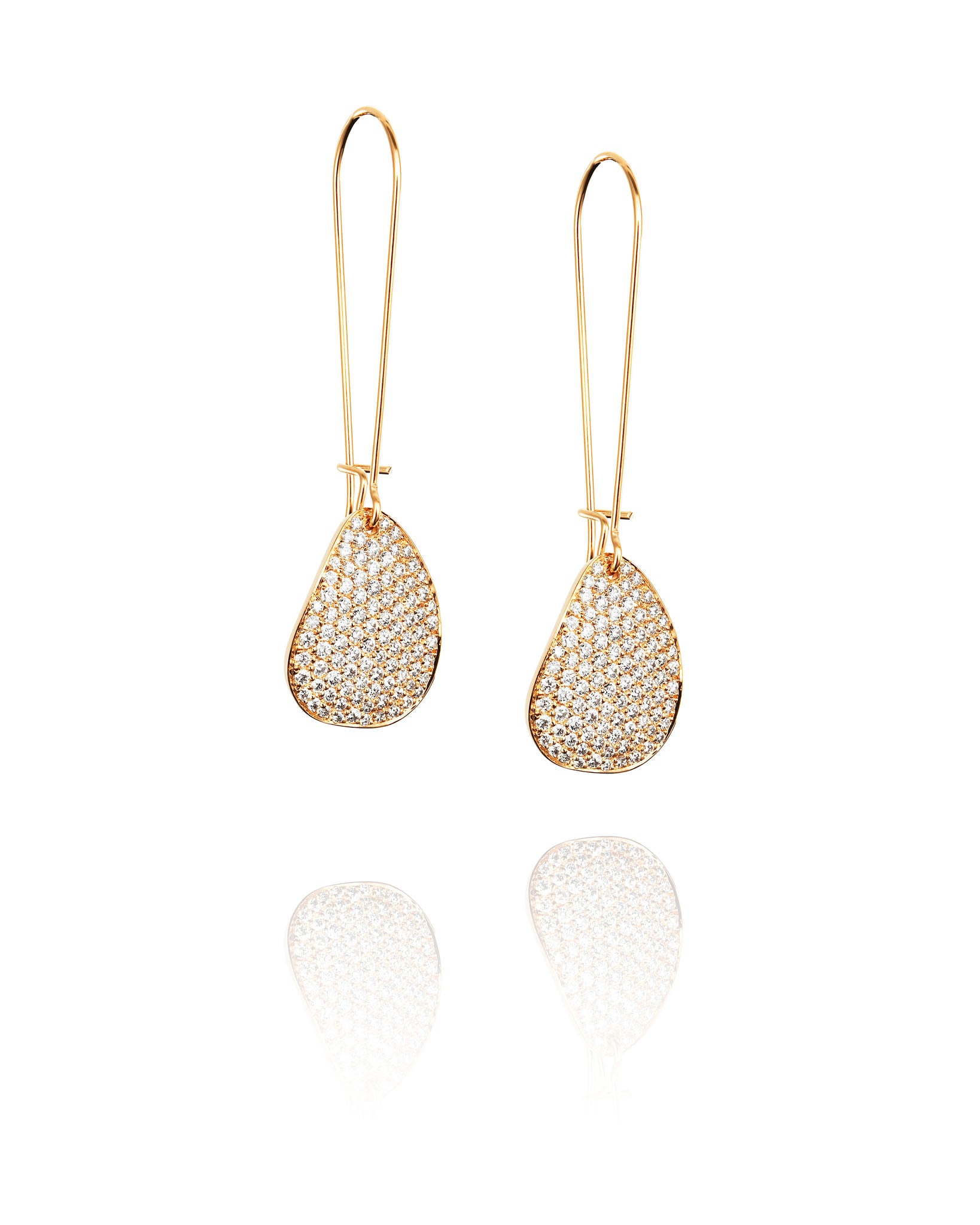 Efva Attling Little Rose Petal timanttikorvakorut Default Title