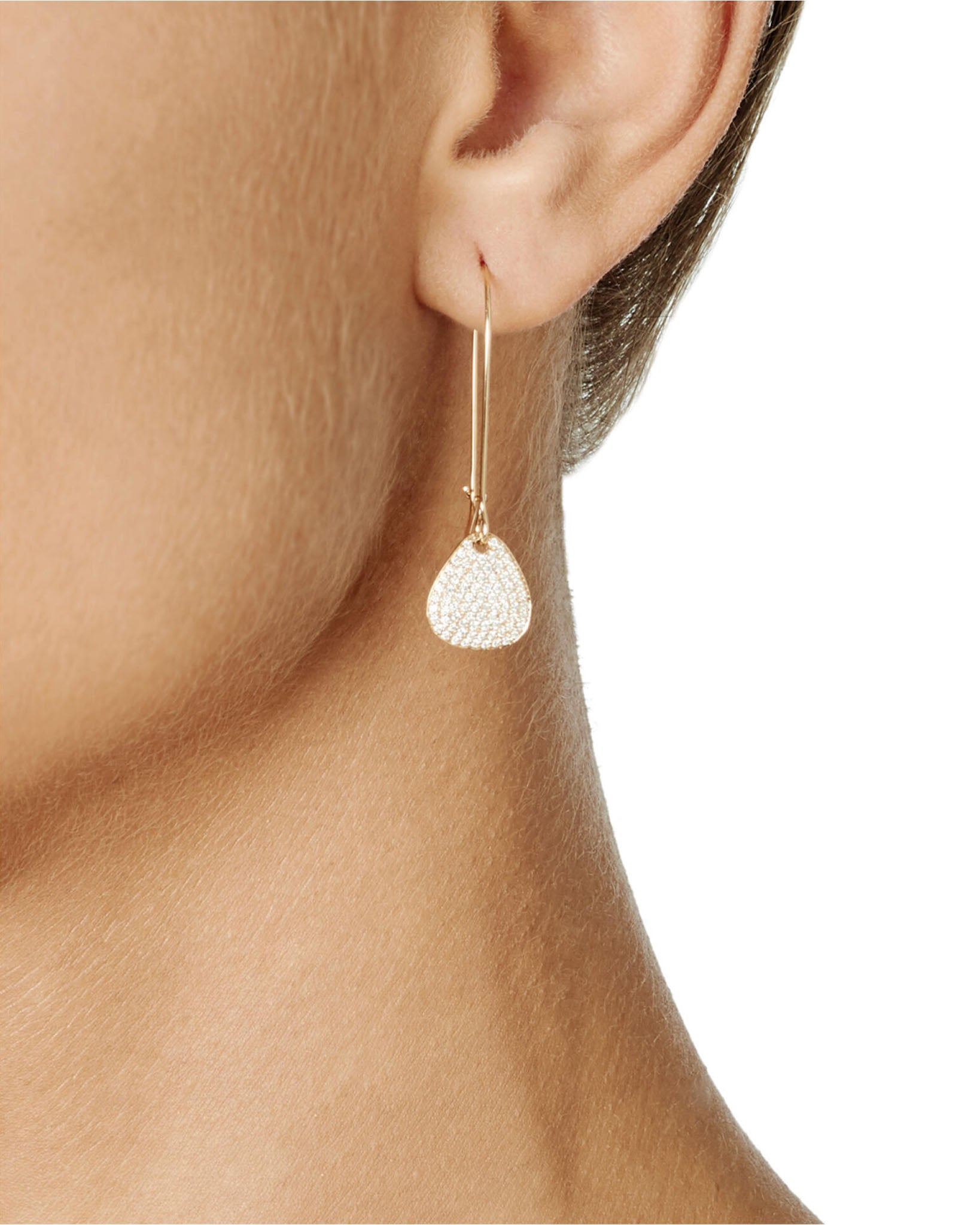 Efva Attling Little Rose Petal timanttikorvakorut Default Title