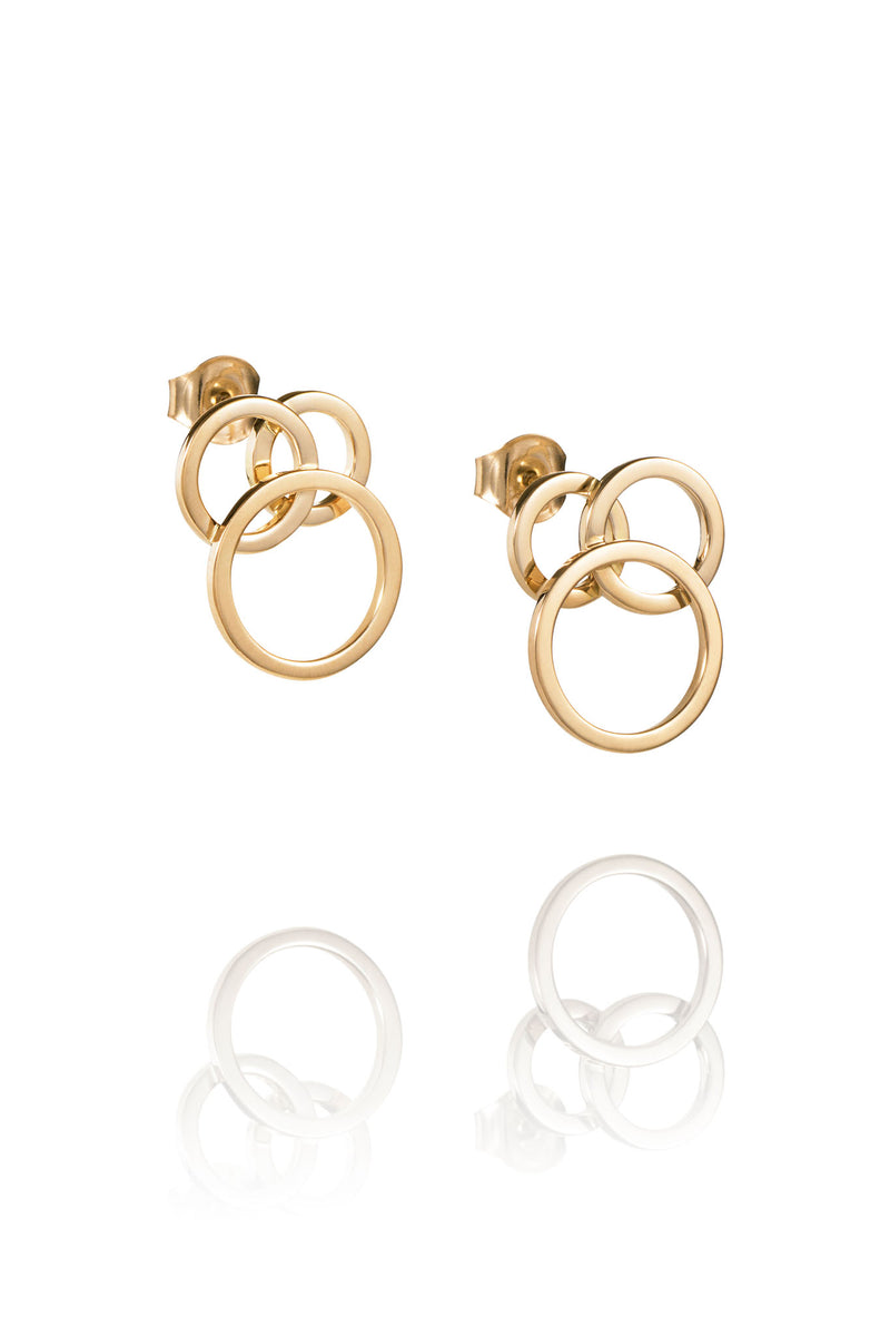 Efva Attling Bubbles Ear kultaiset korvakorut 12-101-01800 tuotekuva