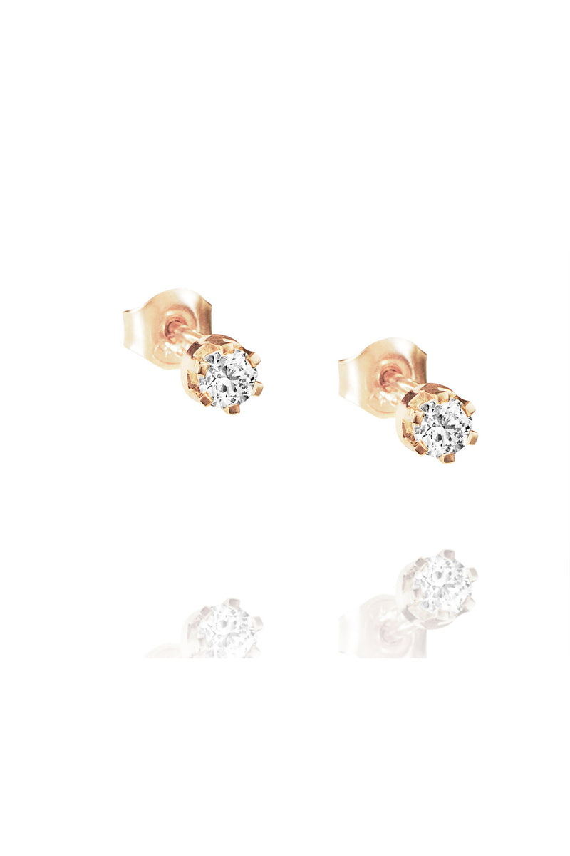 Efva Attling Crown & Stars kultaiset timanttikorvakorut 0.38ct 12-101-02052 tuotekuva