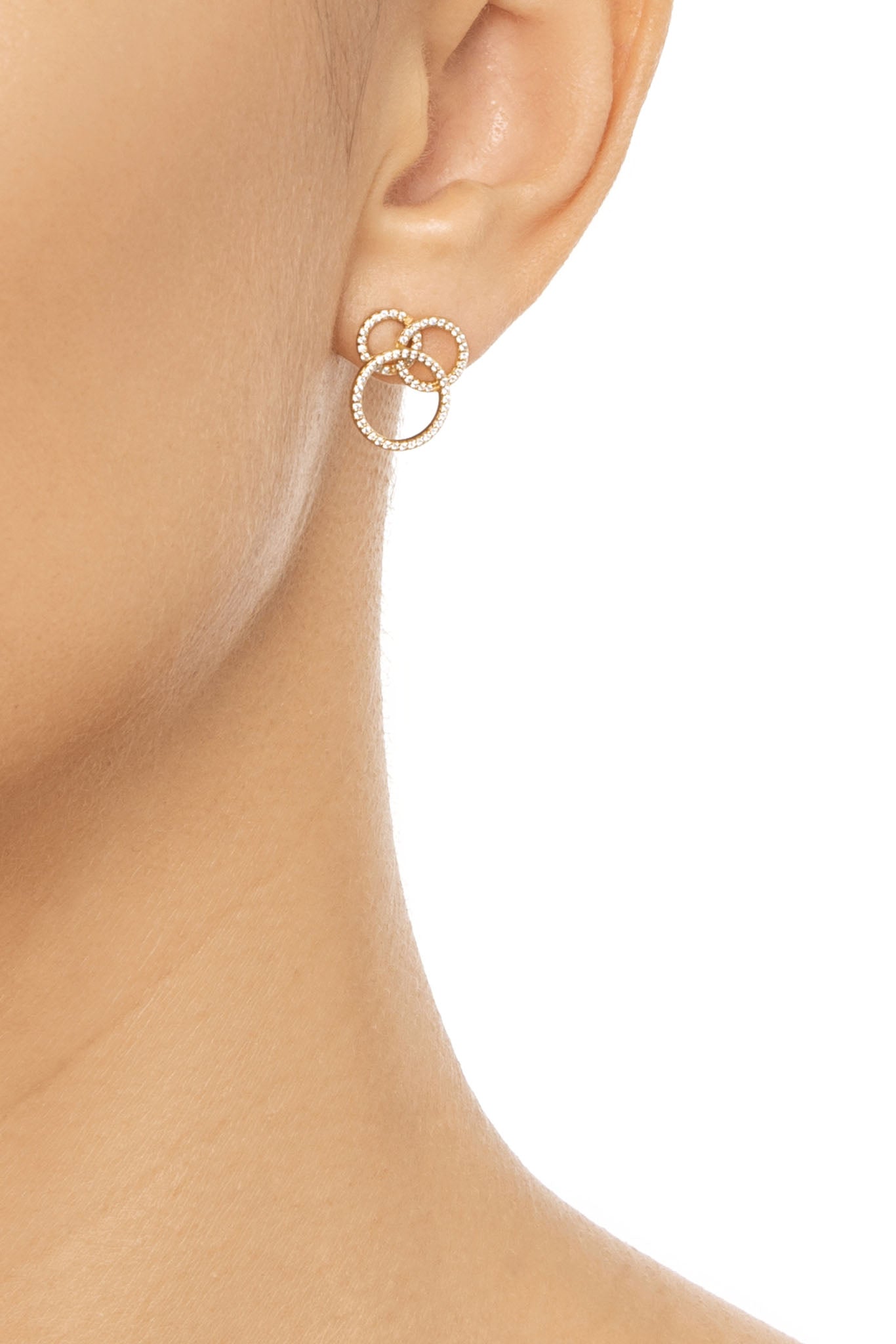 Efva Attling Bubbles & Stars Ear kultaiset timanttikorvakorut