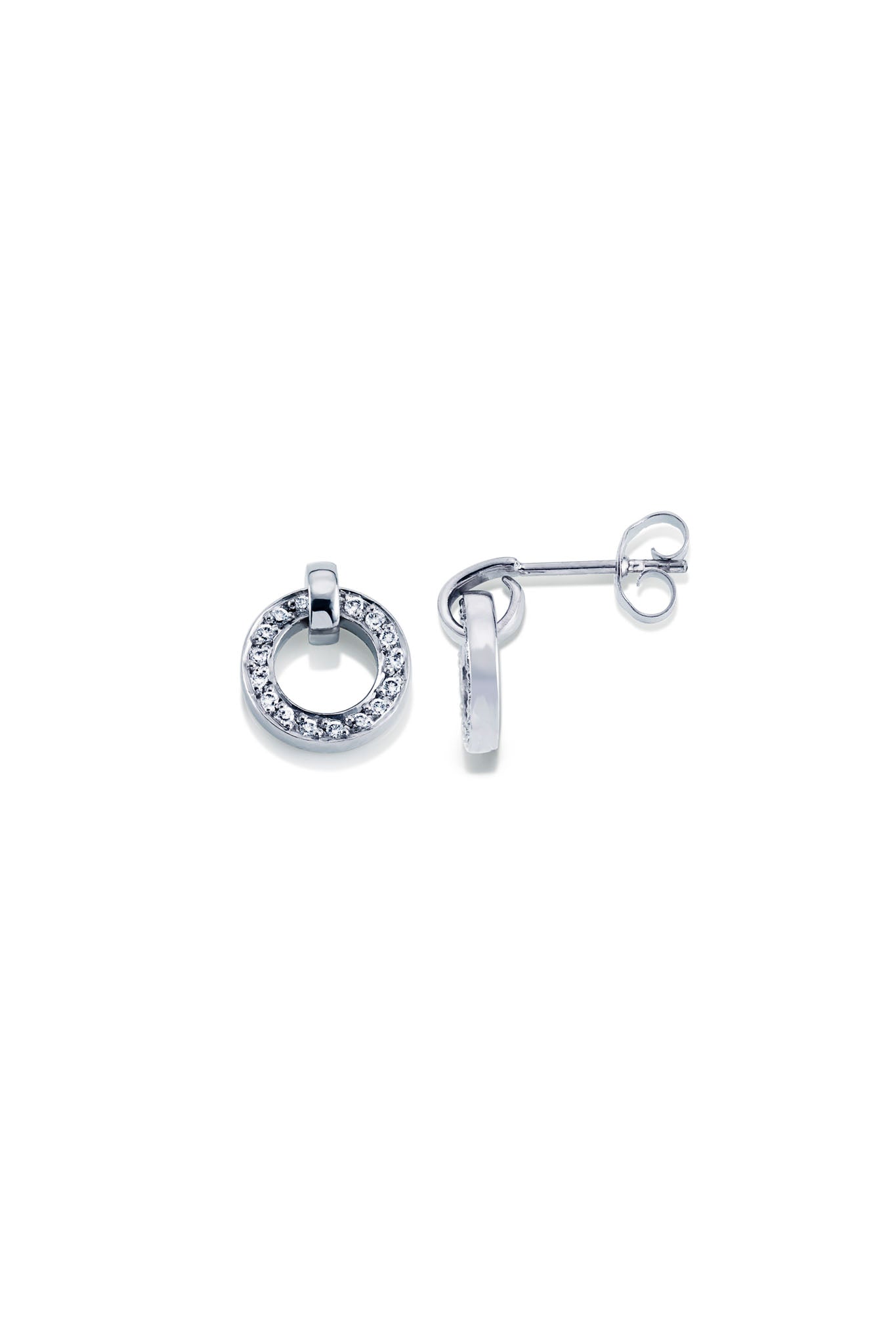 Efva Attling Ring Around & Stars timanttikorvakorut Default Title