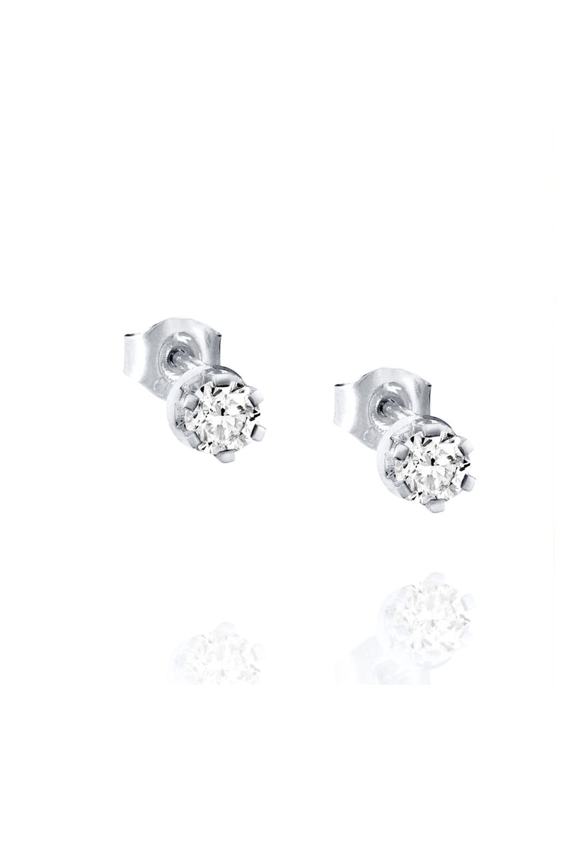 Efva Attling Crown & Stars valkokultaiset timanttikorvakorut 0.60ctw 12-102-02053 tuotekuva