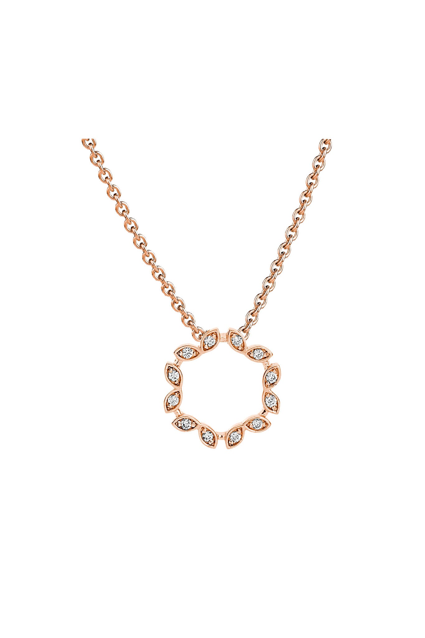 Swan M ruusukultainen timanttiriipus 0,06ct Default Title