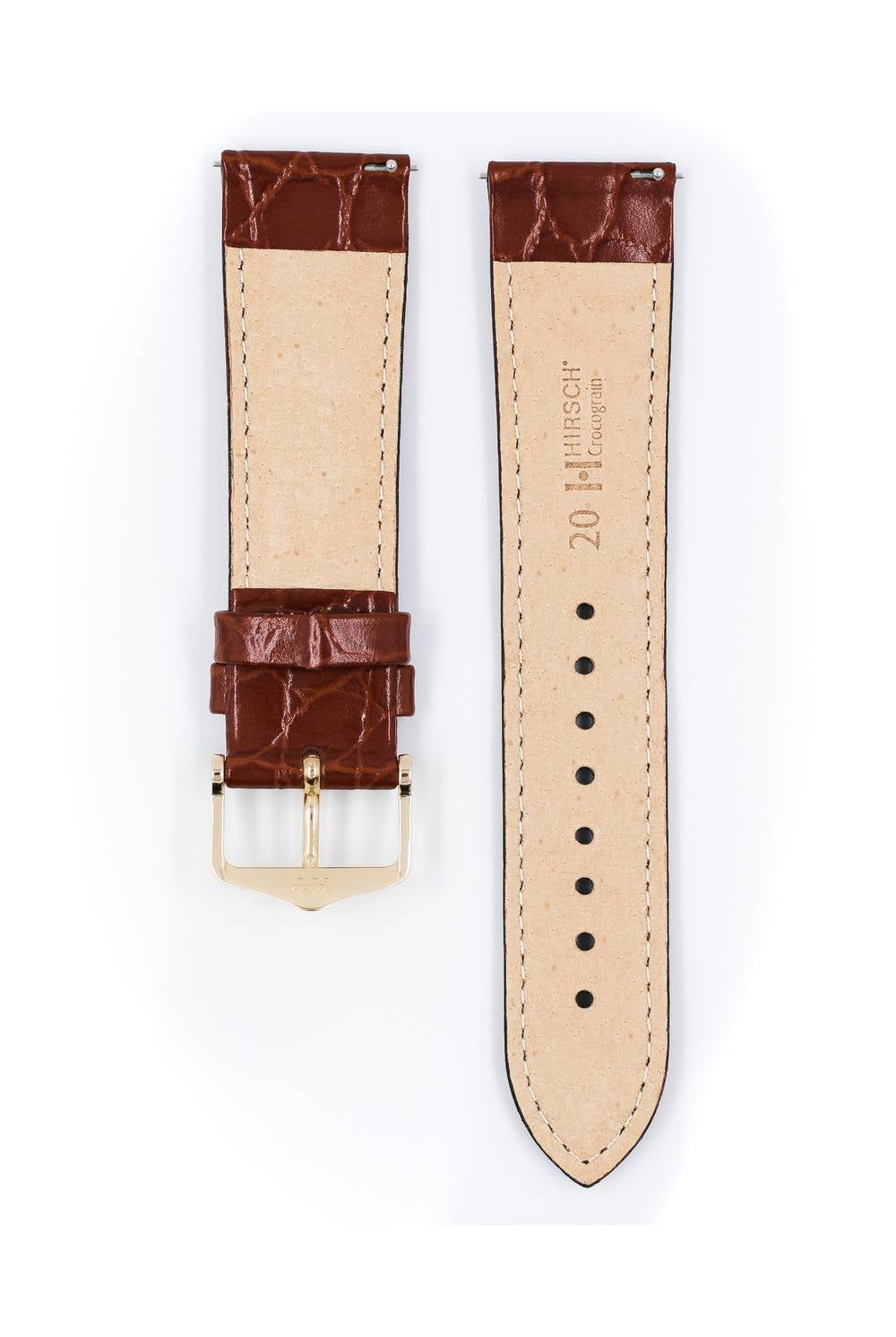 Hirsch Crocograin M Golden Brown kellon ranneke 12,00mm