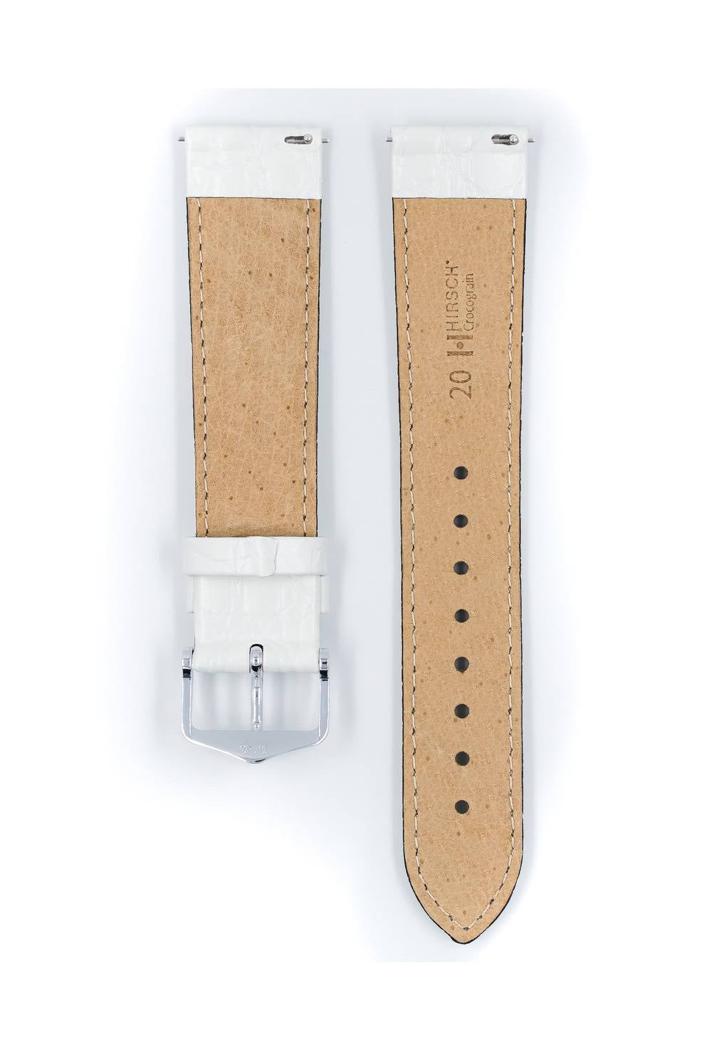 Hirsch Crocograin L White kellon ranneke 18,00mm