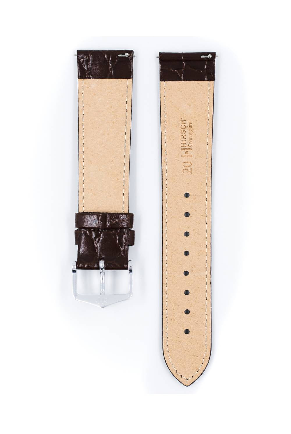 Hirsch Crocograin L Brown kellon ranneke 12,00mm