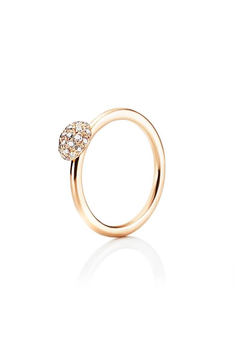 Efva Attling Love Bead Diamond kultainen timanttisormus 13-101-00440 tuotekuva