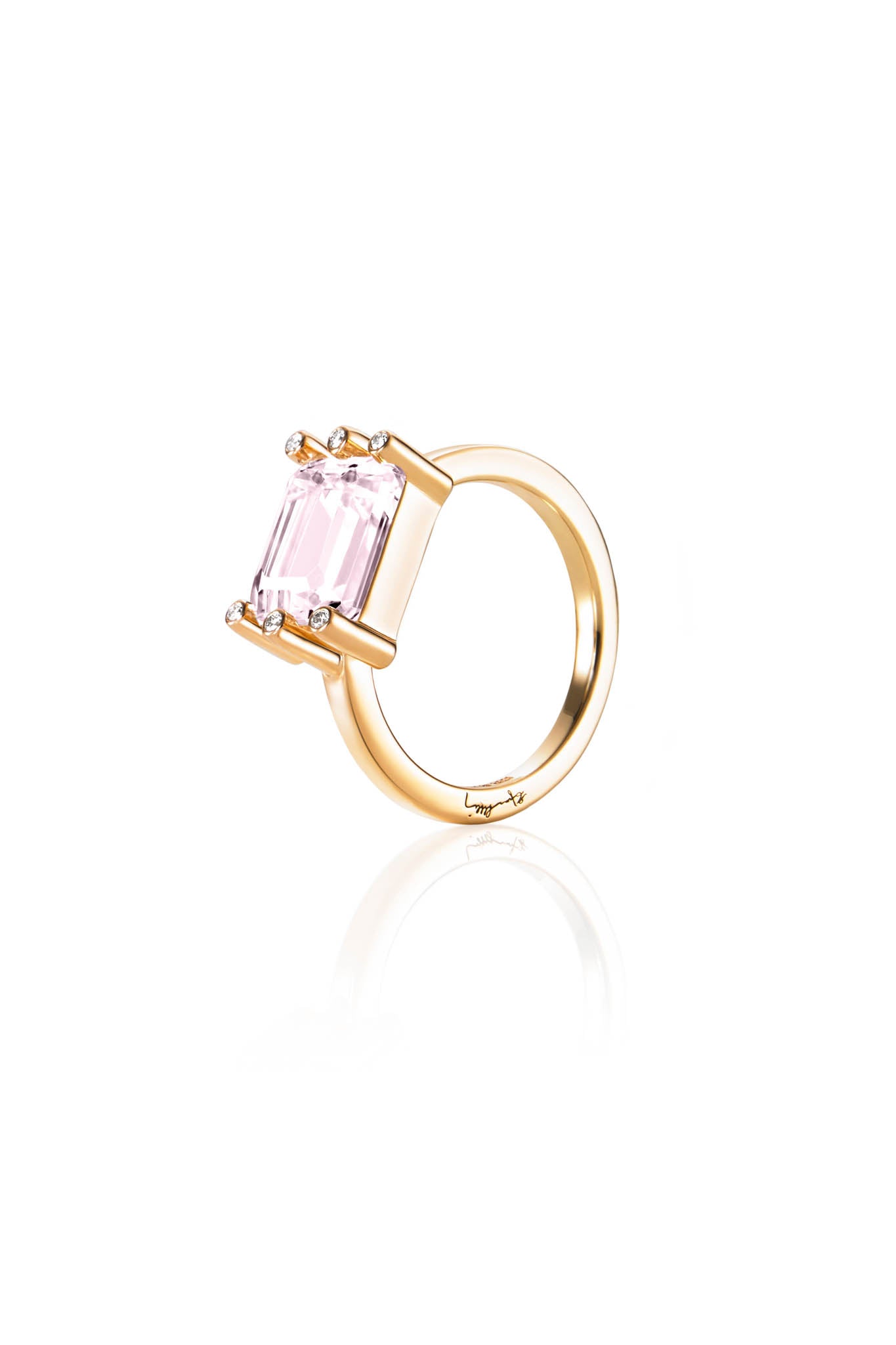 Efva Attling Beautiful Dreamer sormus Morganite 15,0