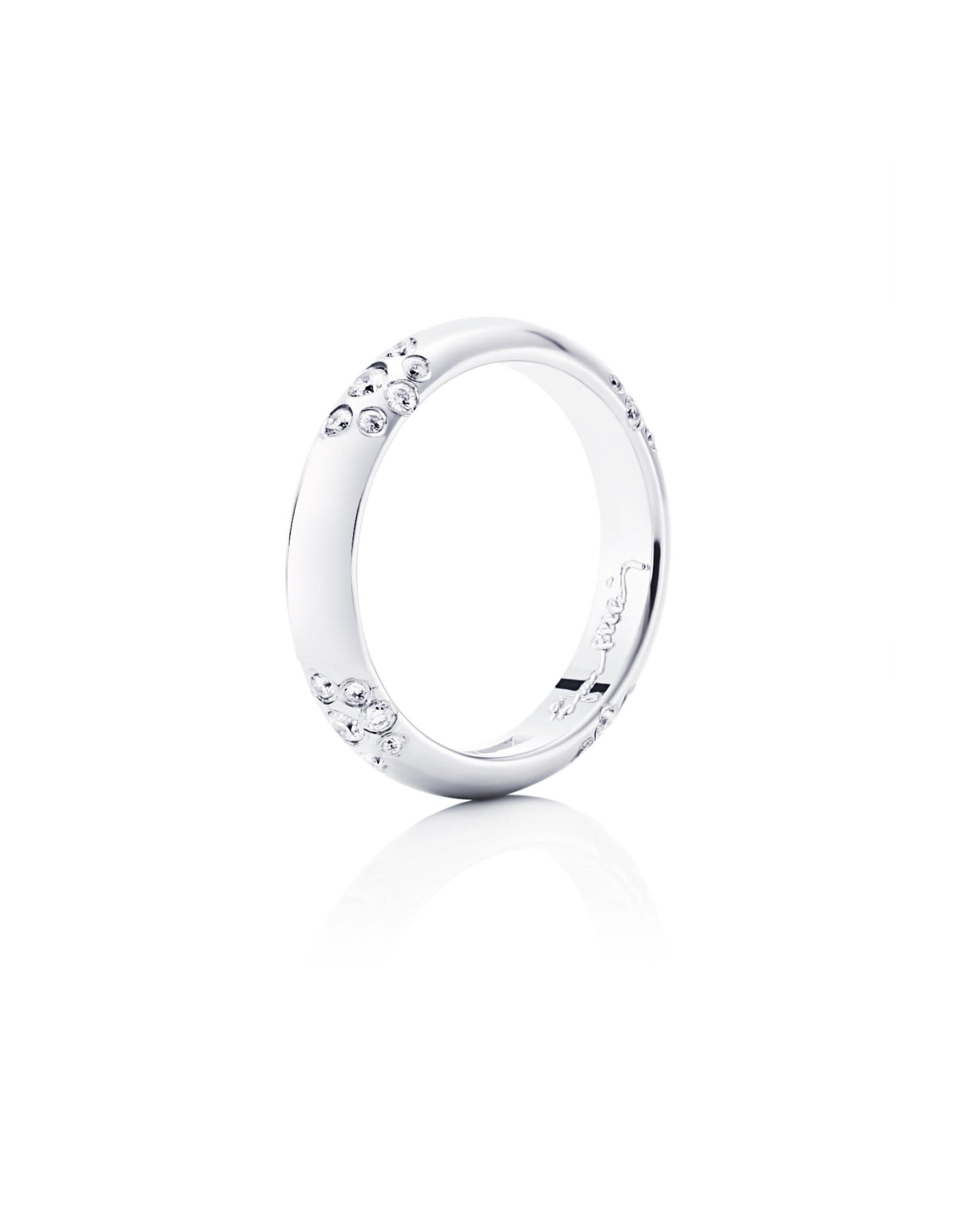 Efva Attling Sweet Hearts Ring valkokultainen timanttisormus 17,0