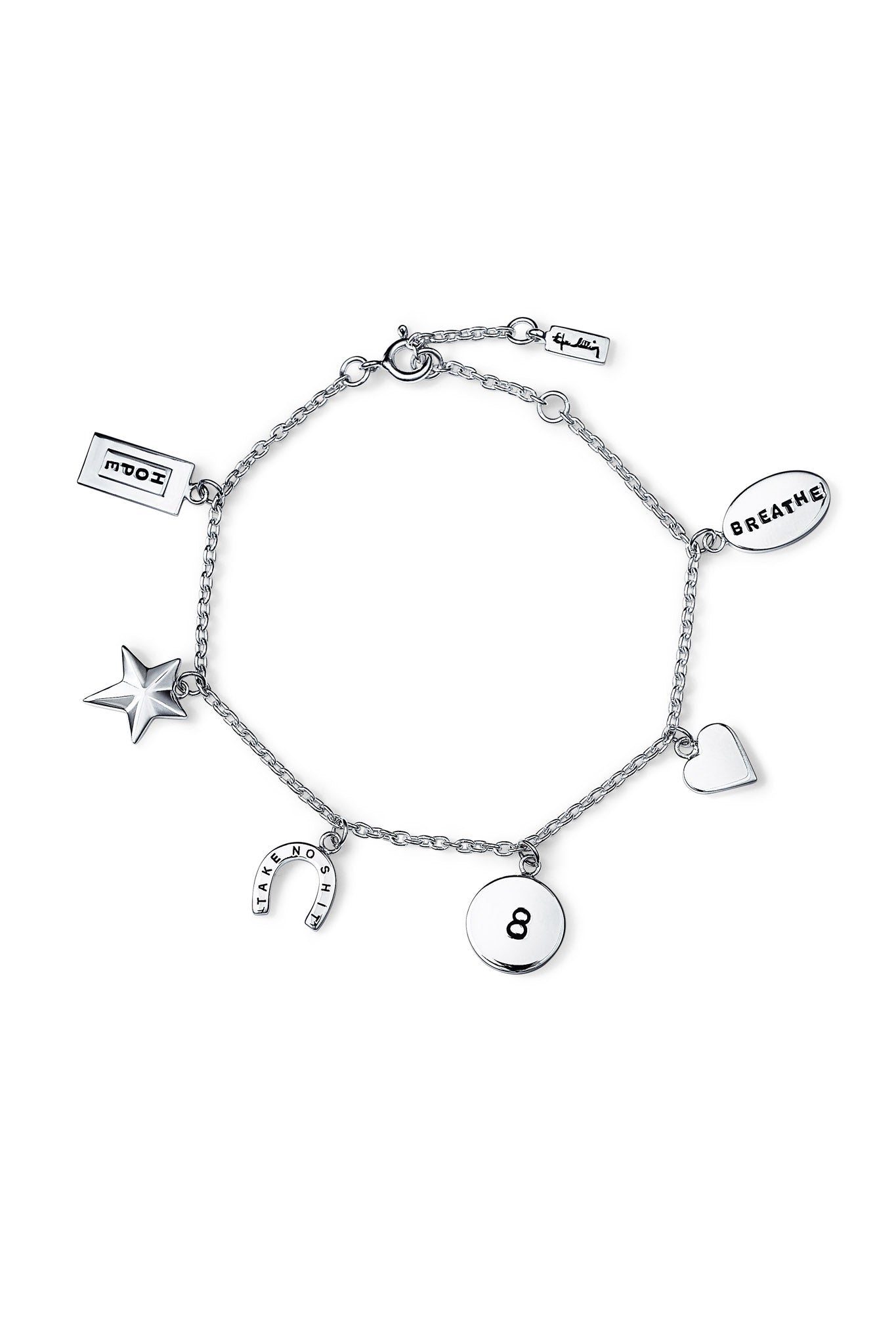 Efva Attling Mini Messages hopeinen rannekoru