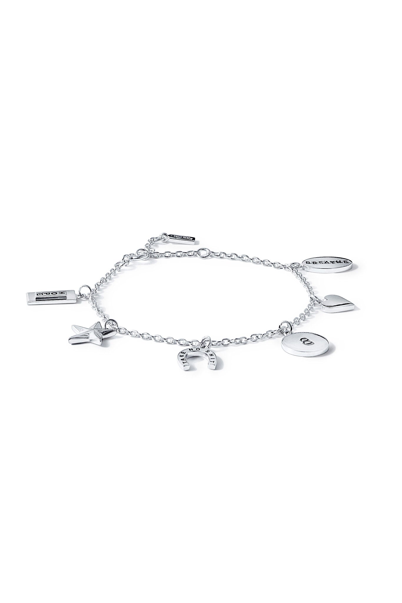 Efva Attling Mini Messages hopeinen rannekoru