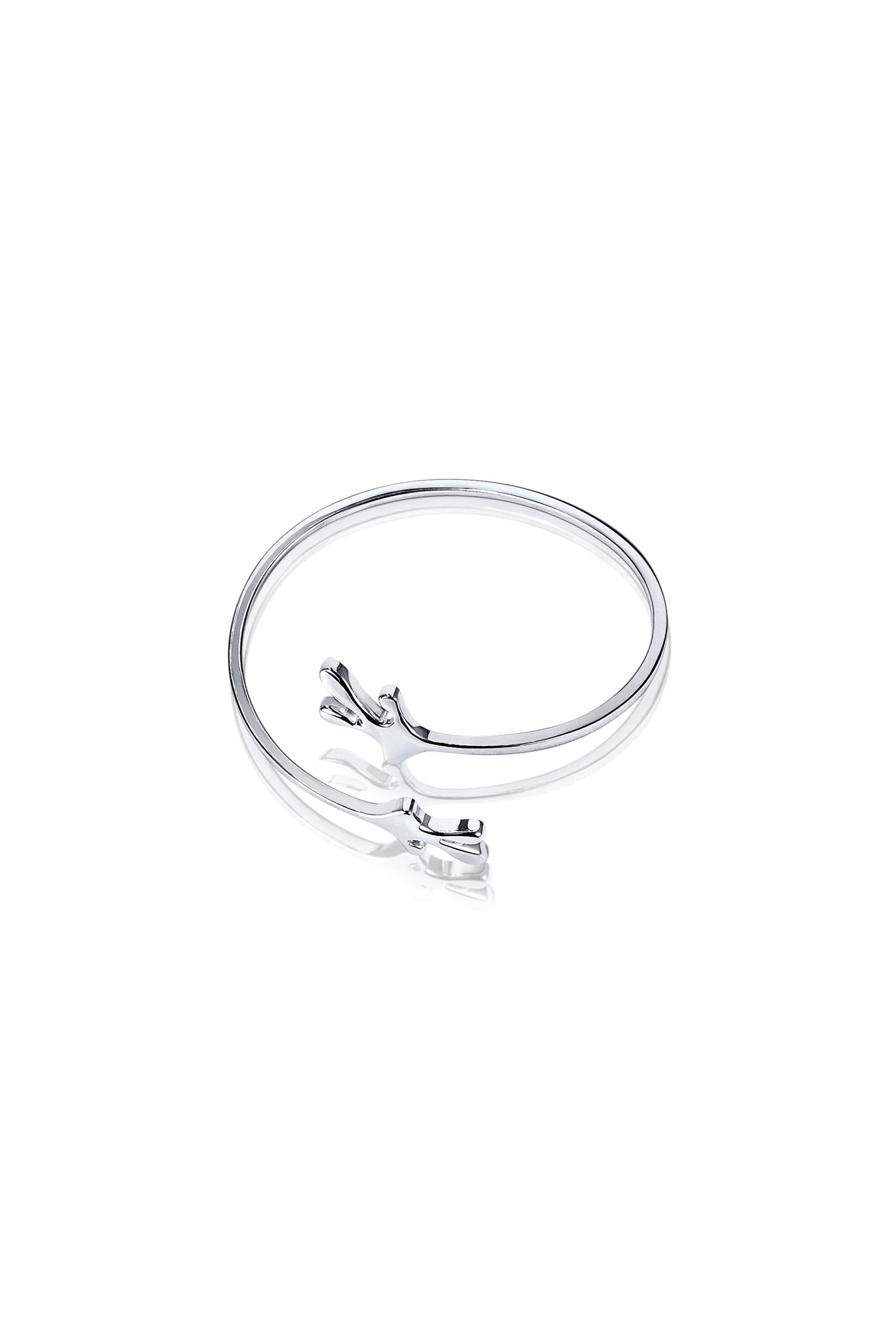 Efva Attling Honey Cuff hopeinen rannekoru 16,5cm