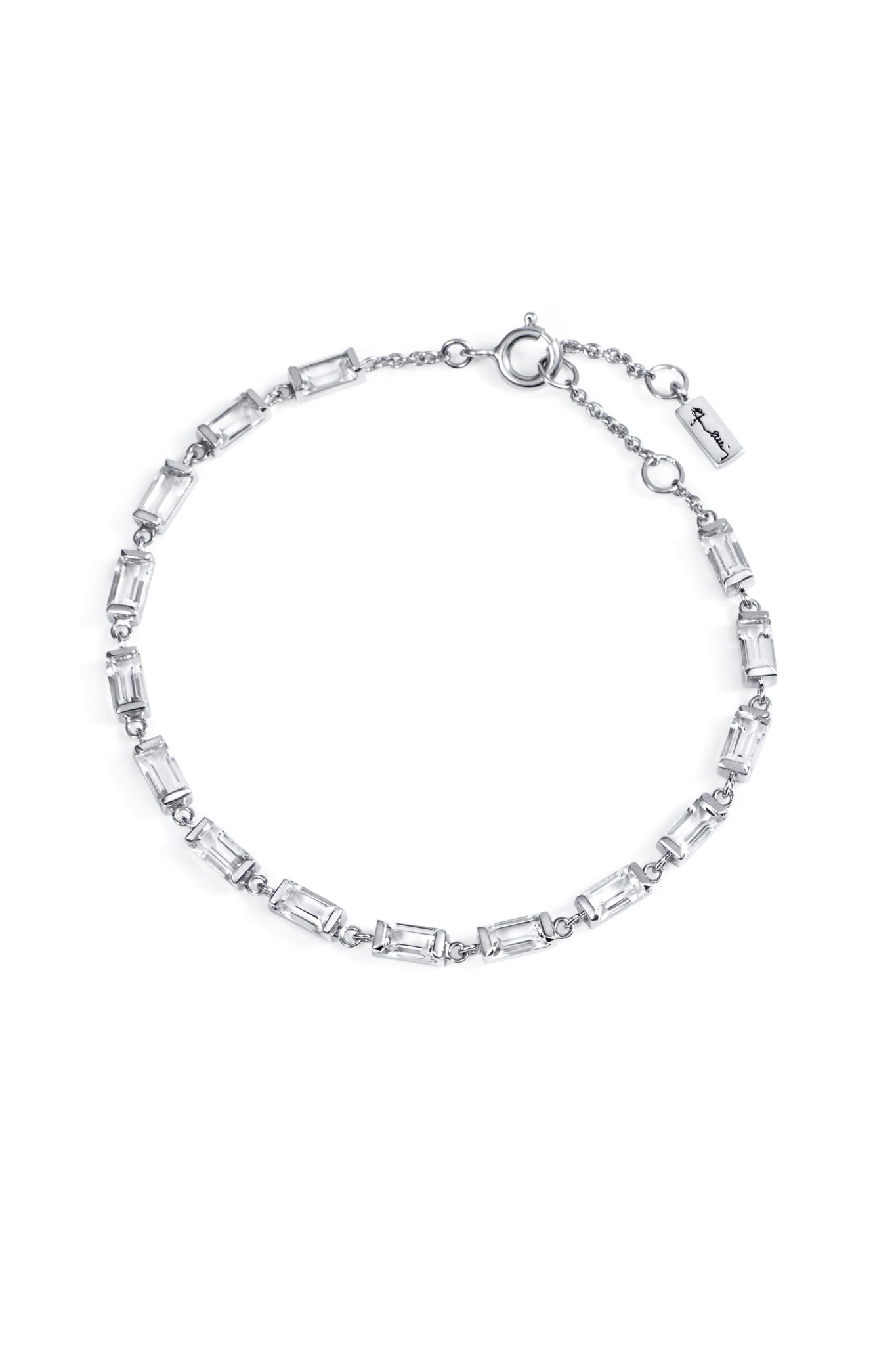 Efva Attling Dream Thin Bracelet hopeinen rannekoru