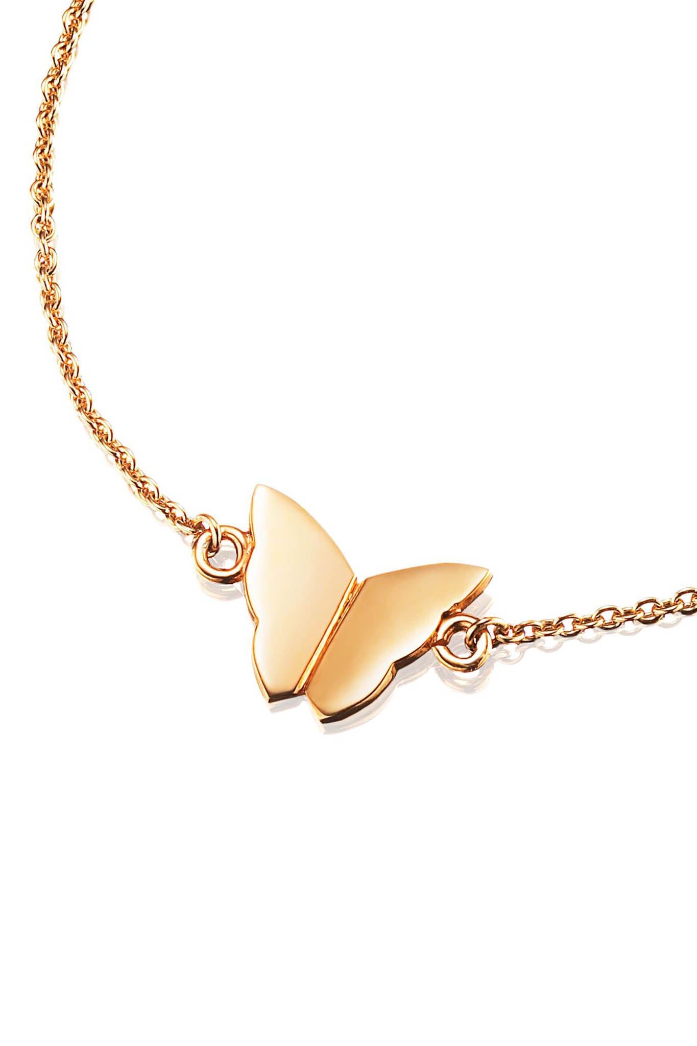 Efva Attling Little Miss Butterfly kultainen rannekoru Säädettävä:15/19cm