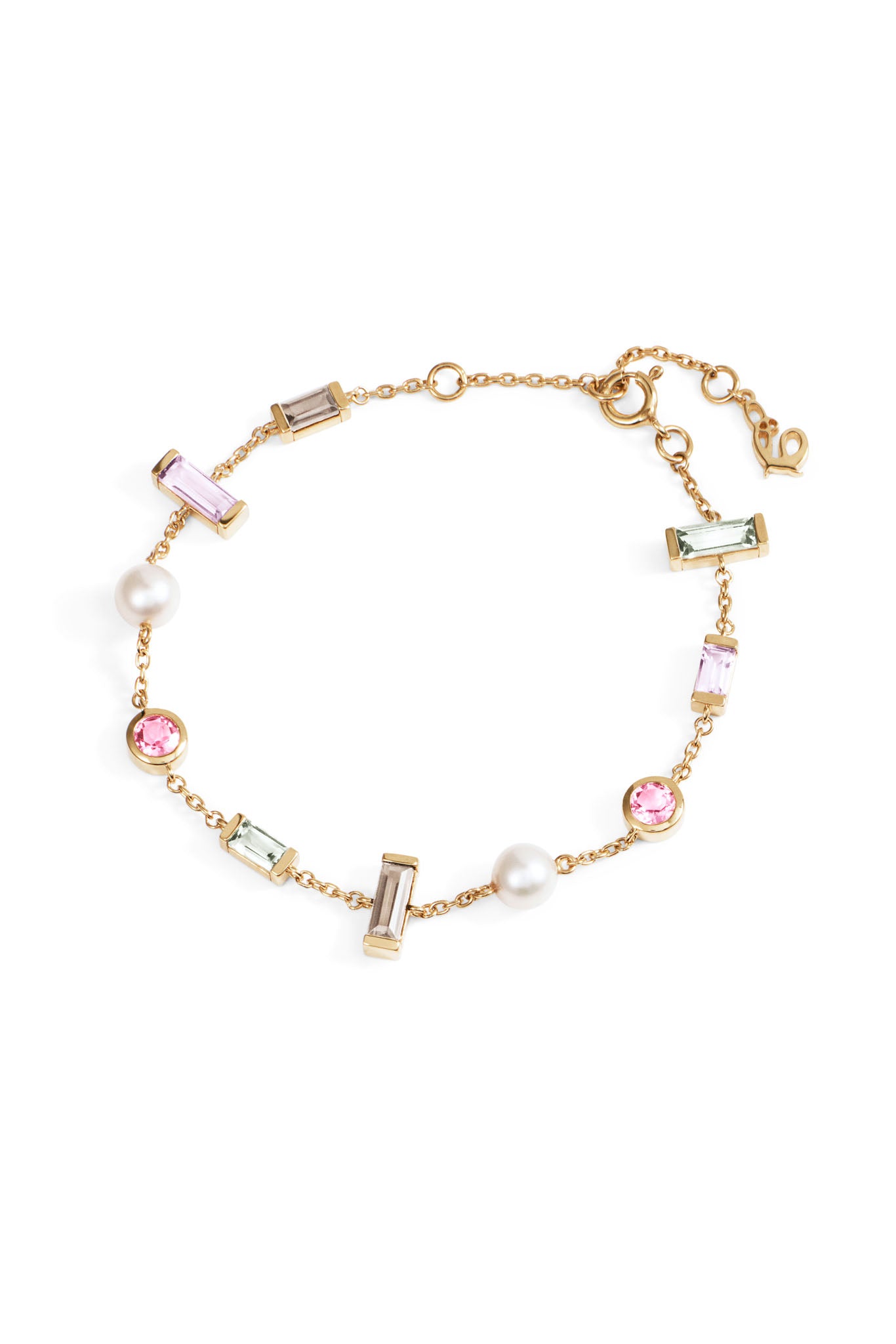 Efva Attling Dreams & Pearls Bracelet kultainen rannekoru