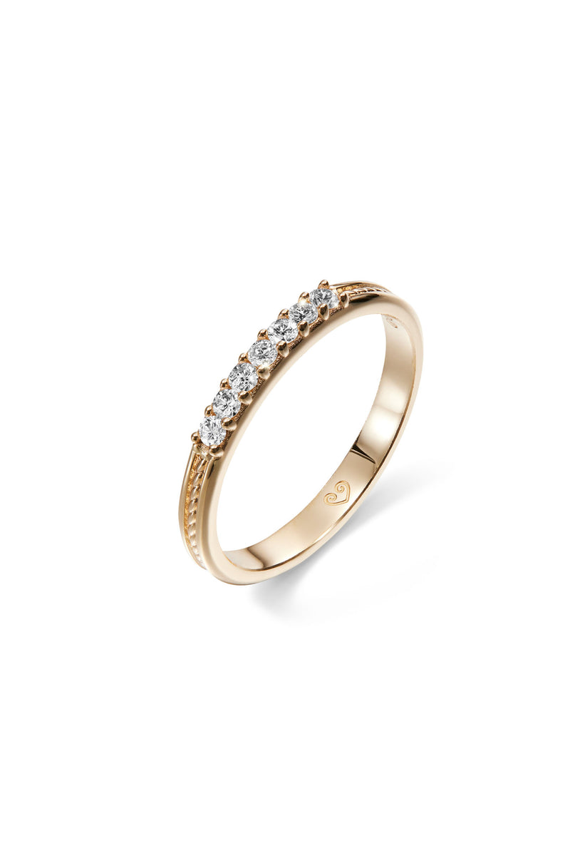 Kalevala Love Ikiaikainen kultainen timanttisormus 0,14ct 141000112D tuotekuva