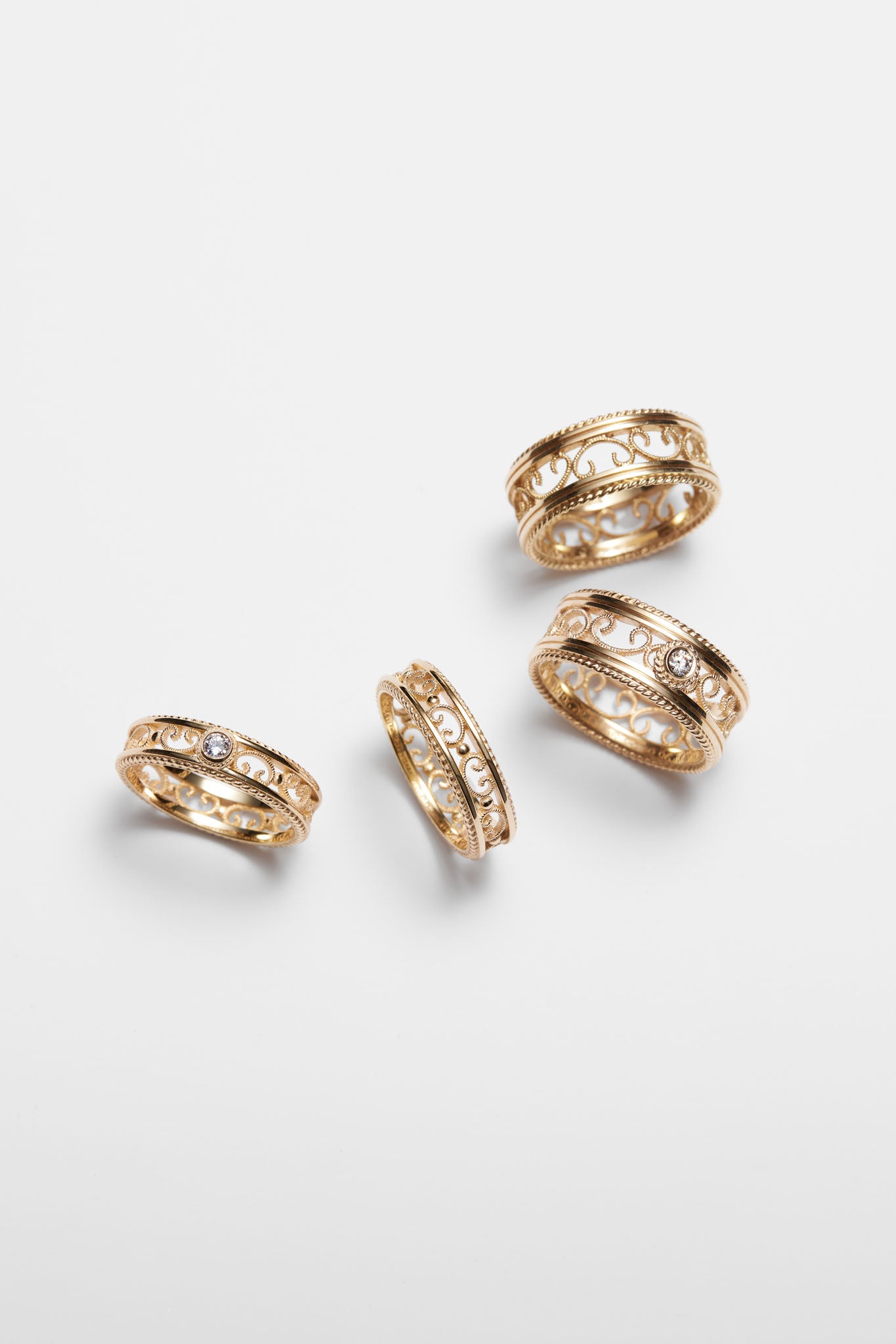 Kalevala Love Filigraani kultainen sormus 16,0