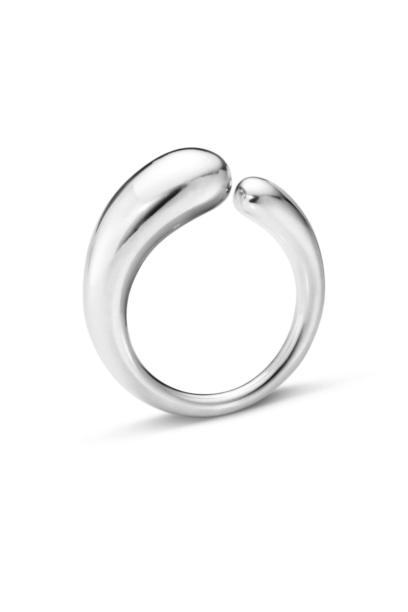 Georg Jensen Mercy small hopeinen sormus 20000078 tuotekuva