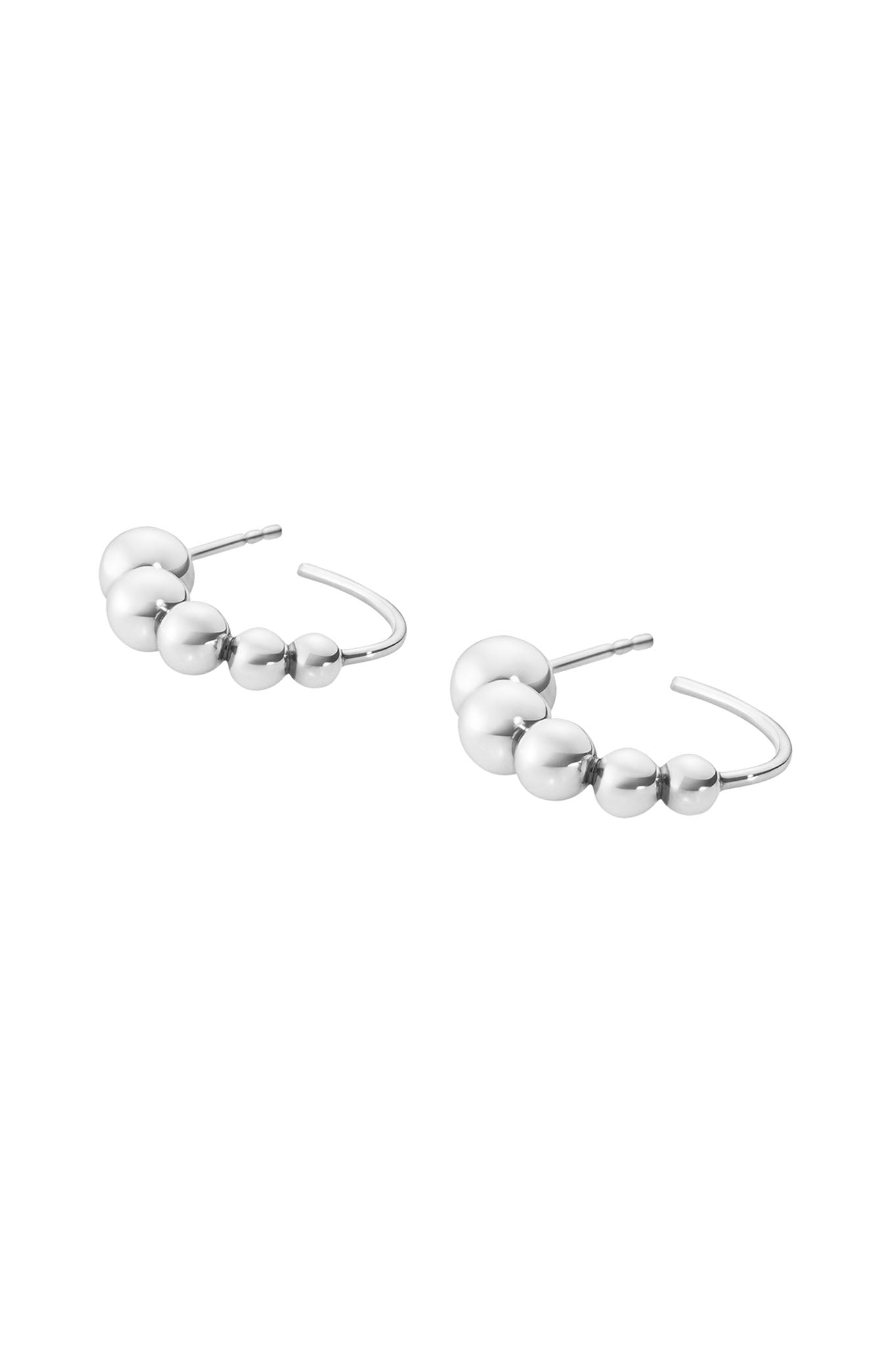 Georg Jensen Moonlight Grapes hopeiset korvakorut Default Title