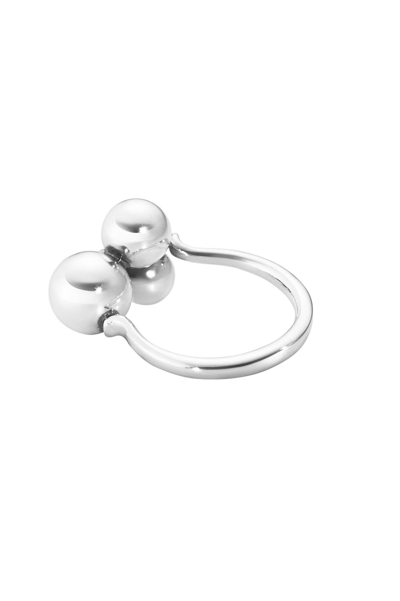 Georg Jensen Moonlight Grapes hopeinen sormus 48