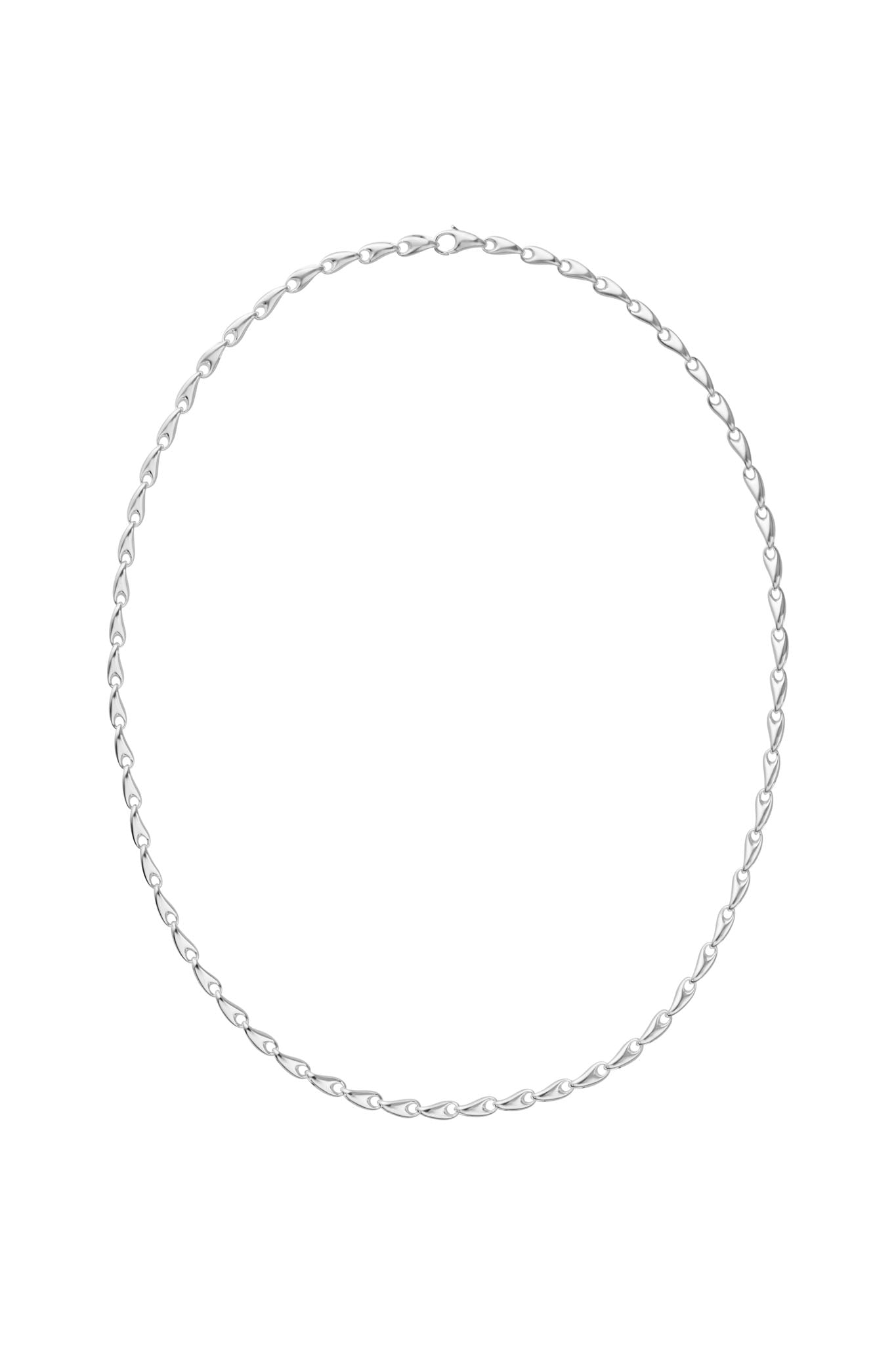Georg Jensen Reflect hopeinen kaulakoru 55cm