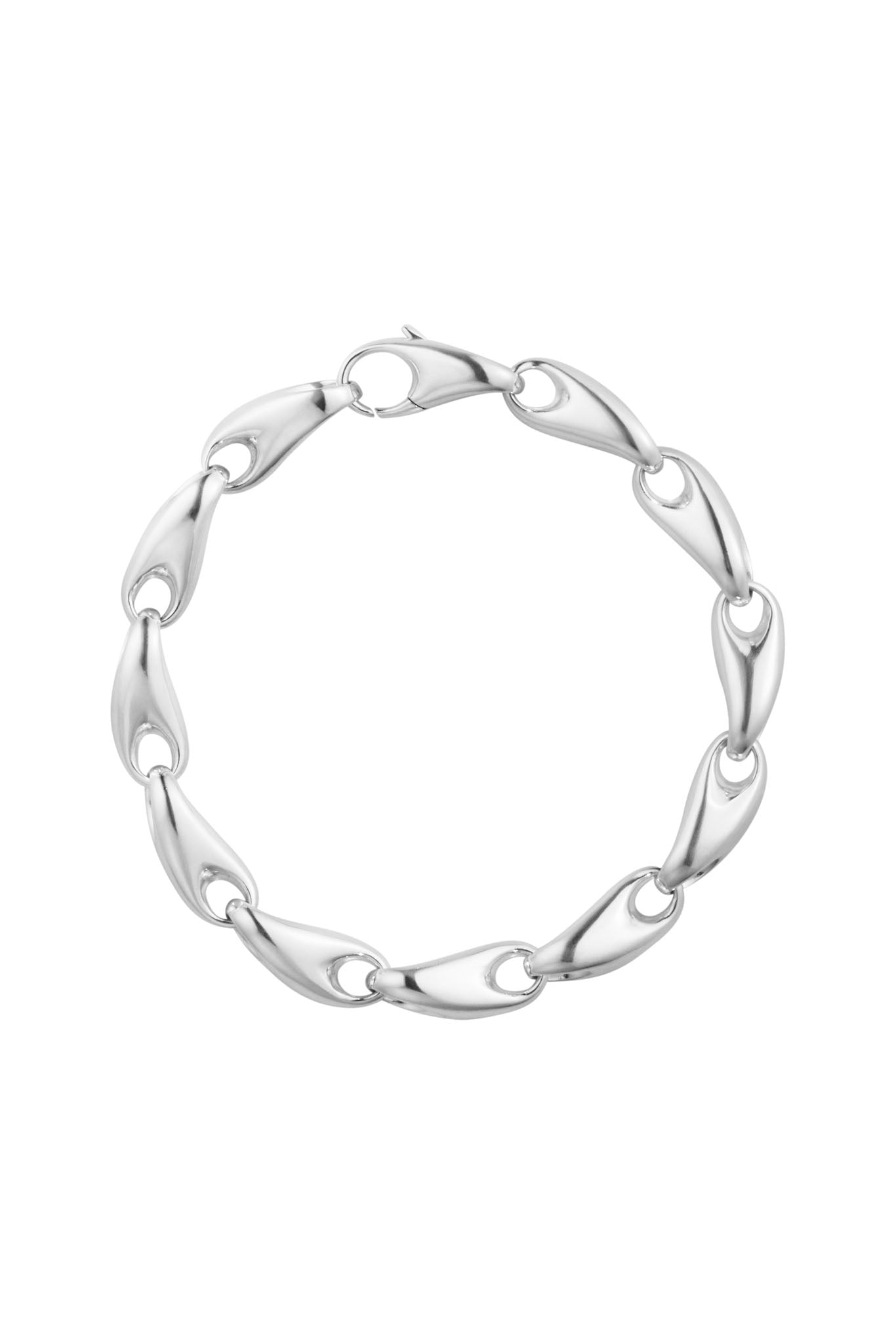 Georg Jensen Reflect hopeinen rannekoru 17cm