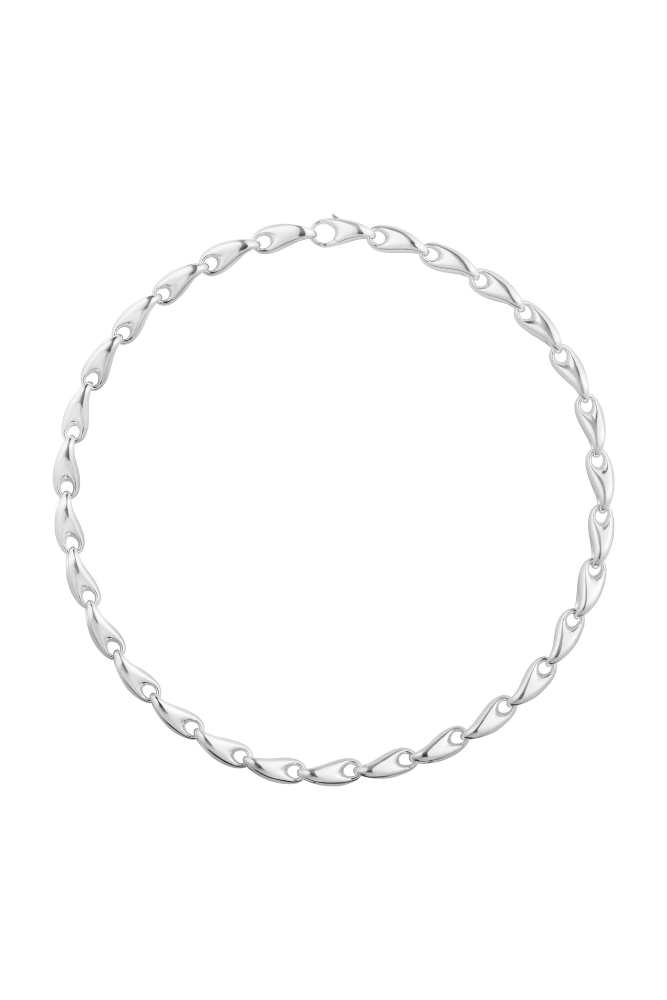 Georg Jensen Reflect hopeinen kaulakoru 41cm