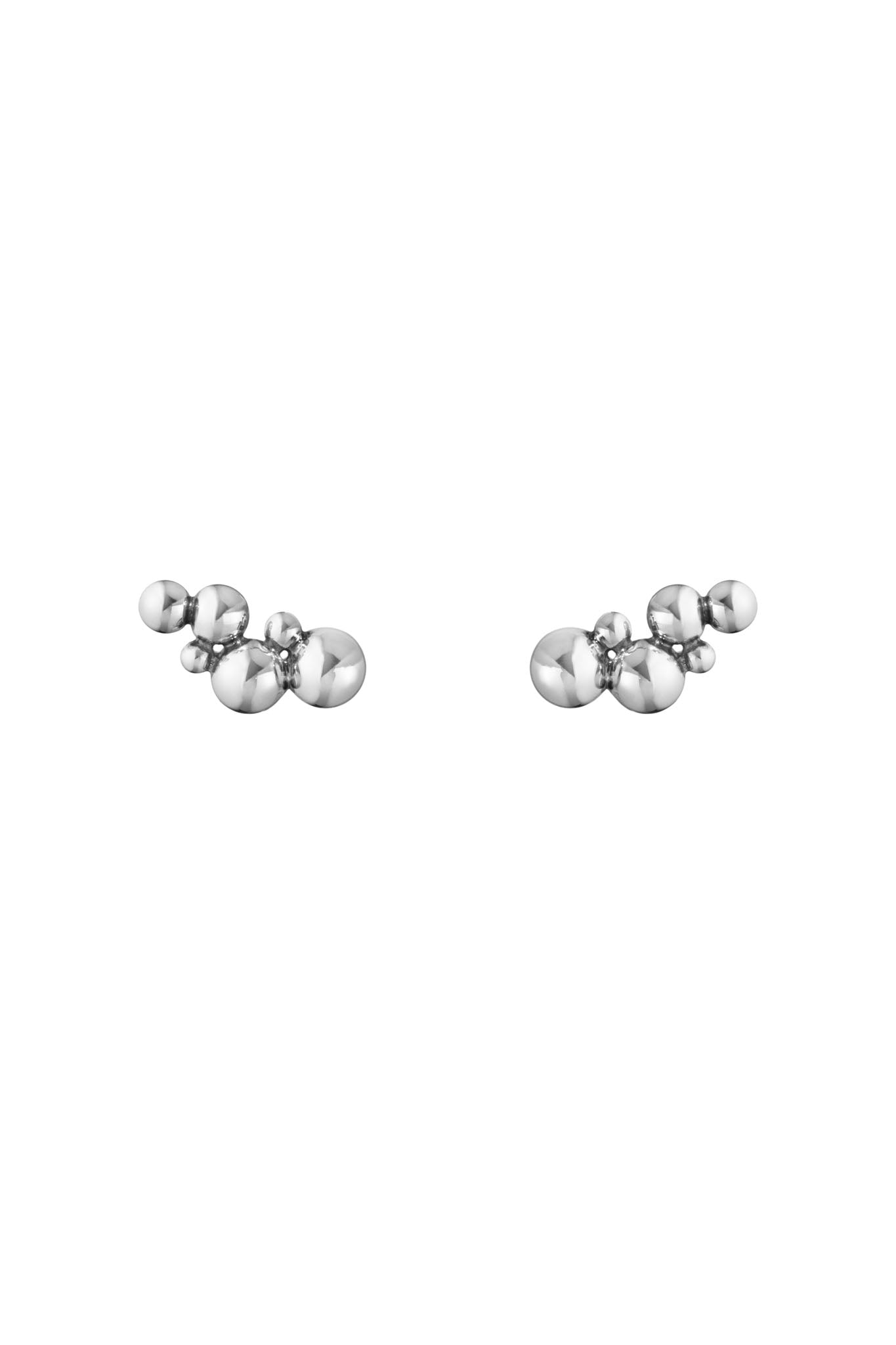 Georg Jensen Moonlight Grapes hopeiset korvakorut Default Title