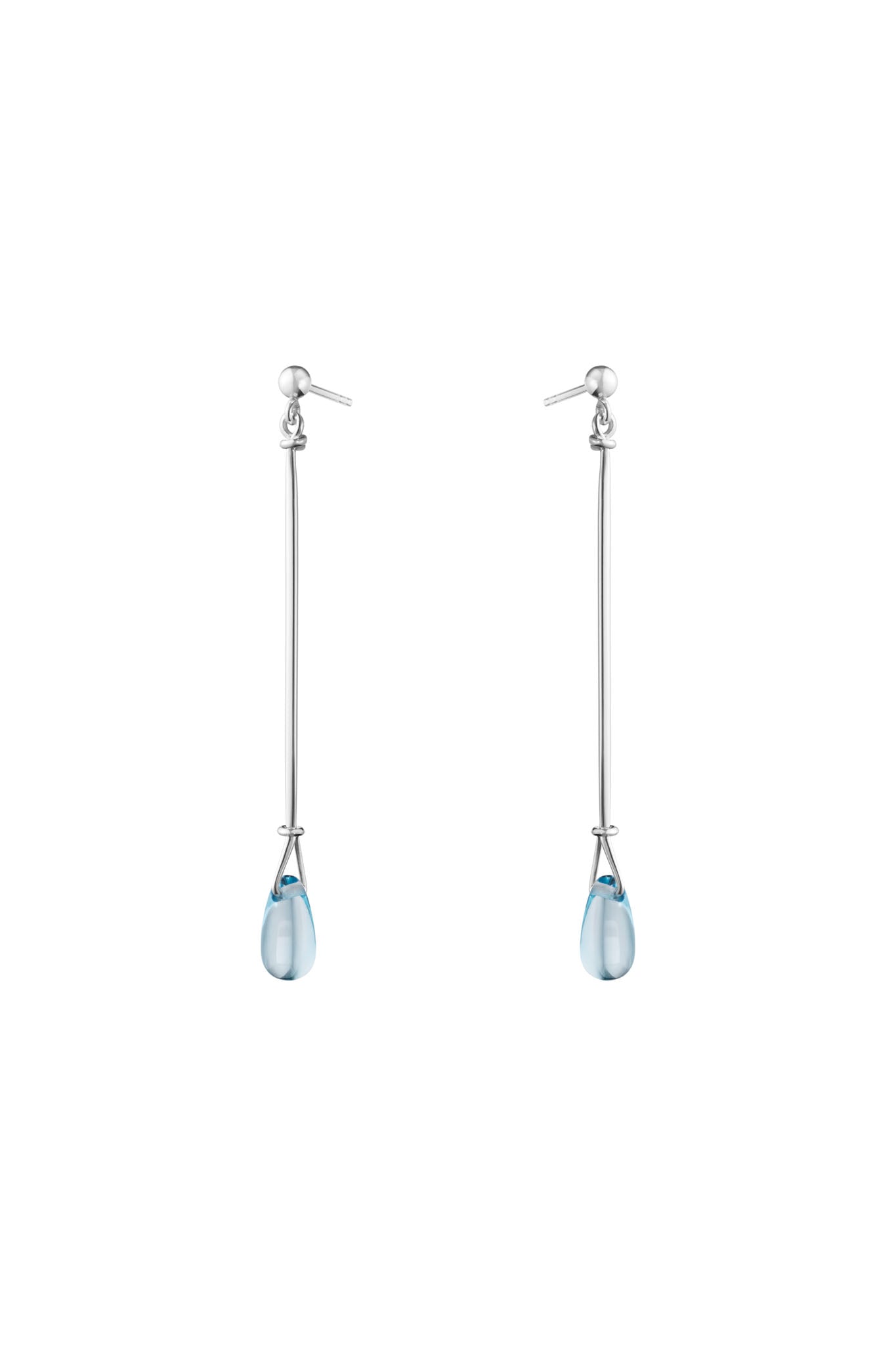 Georg Jensen Vivianna pitkät hopeiset korvakorut