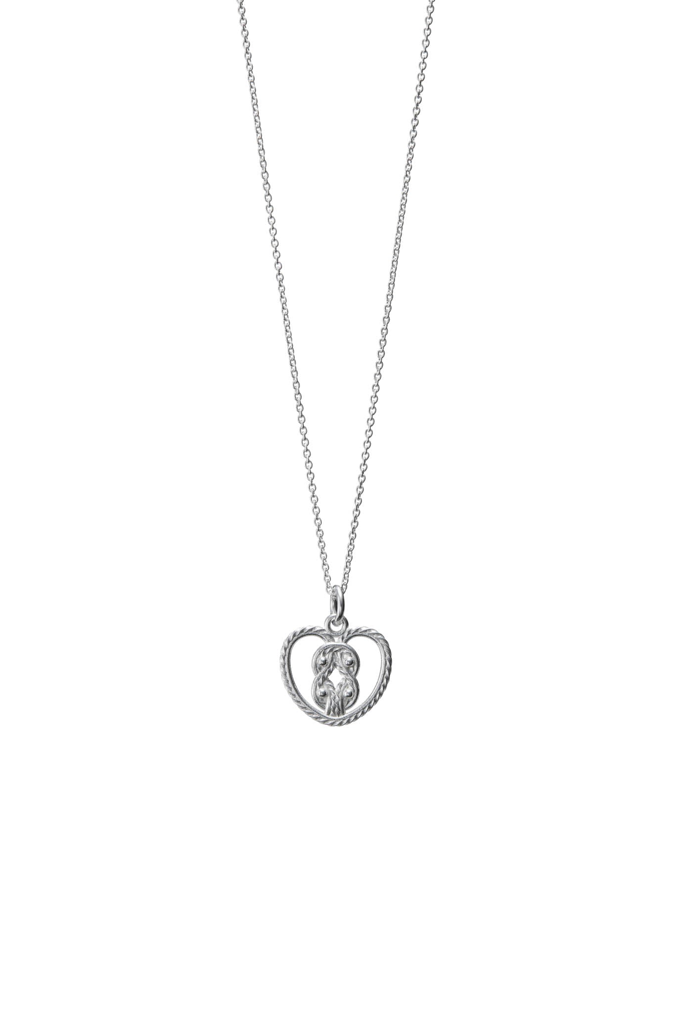 Kalevala Teljänneito Amuletti hopeinen kaulakoru Säädettävä:40/60cm