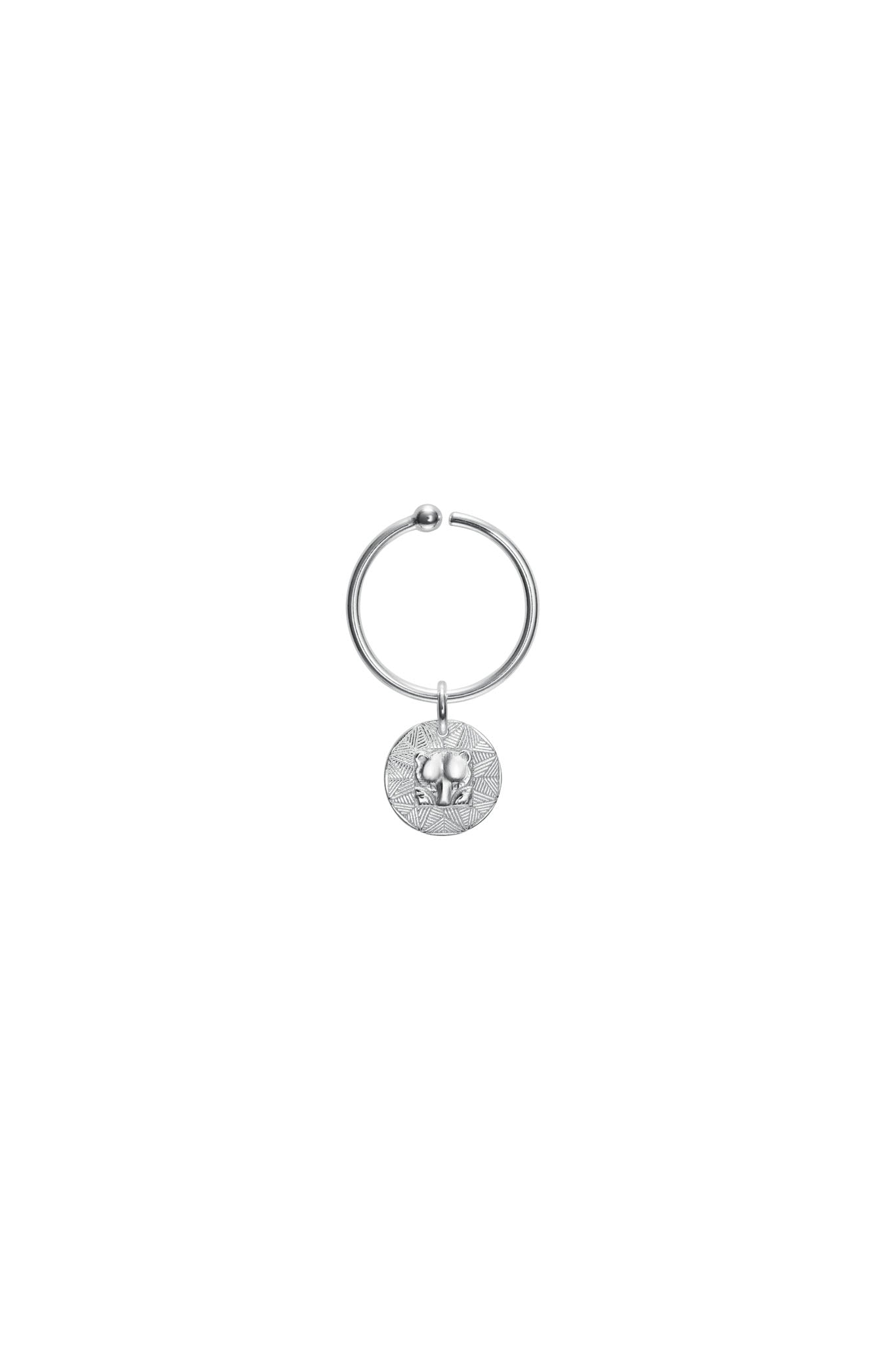 Kalevala Originals Amuletti hopeiset korvarenkaat Default Title