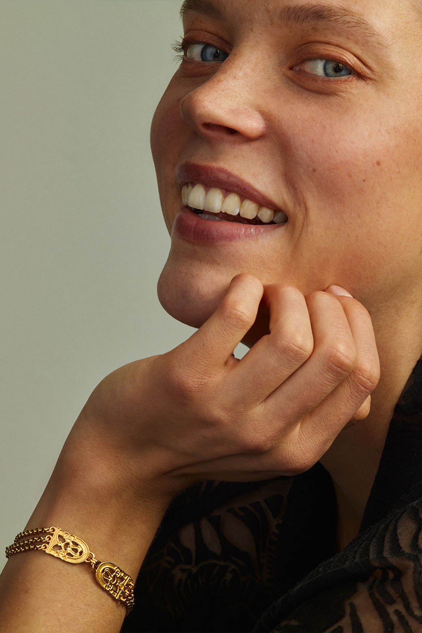 Kalevala Paratiisi pronssinen rannekoru Säädettävä:16,5/19,5cm