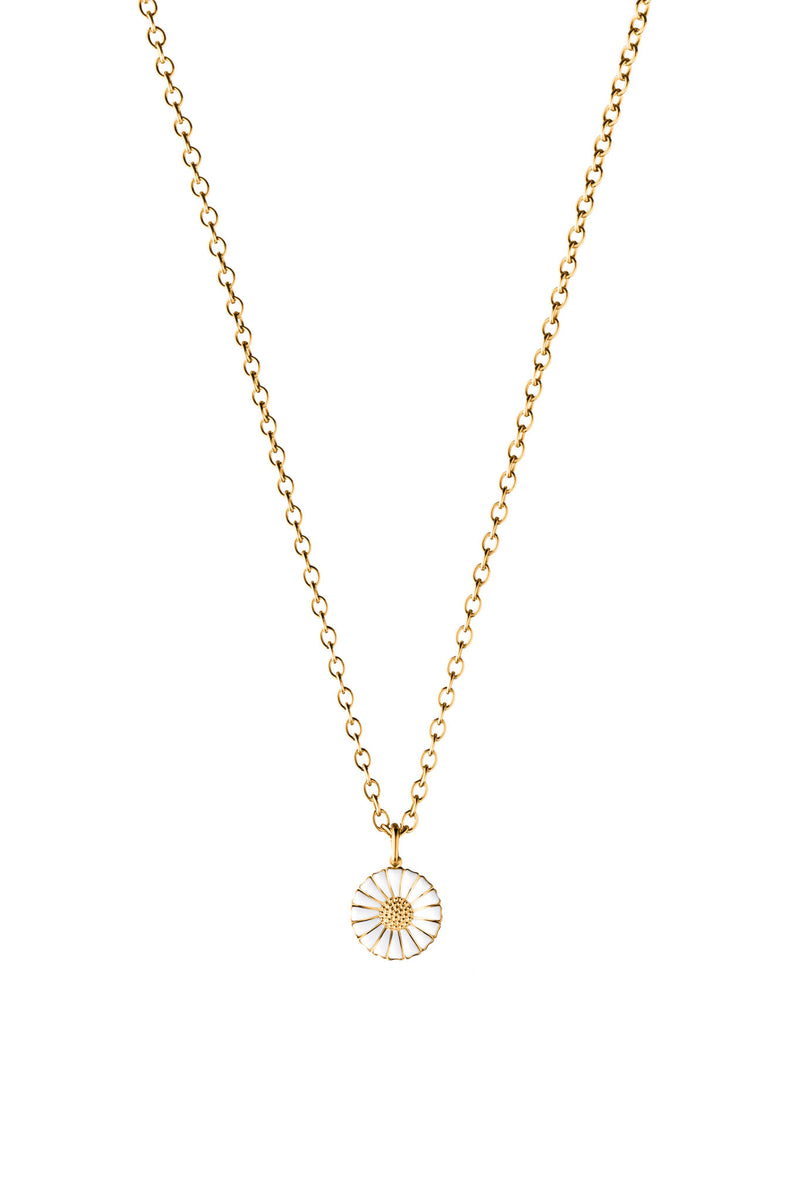 Georg Jensen Daisy small hopeinen kullattu kaulakoru 3536226 tuotekuva
