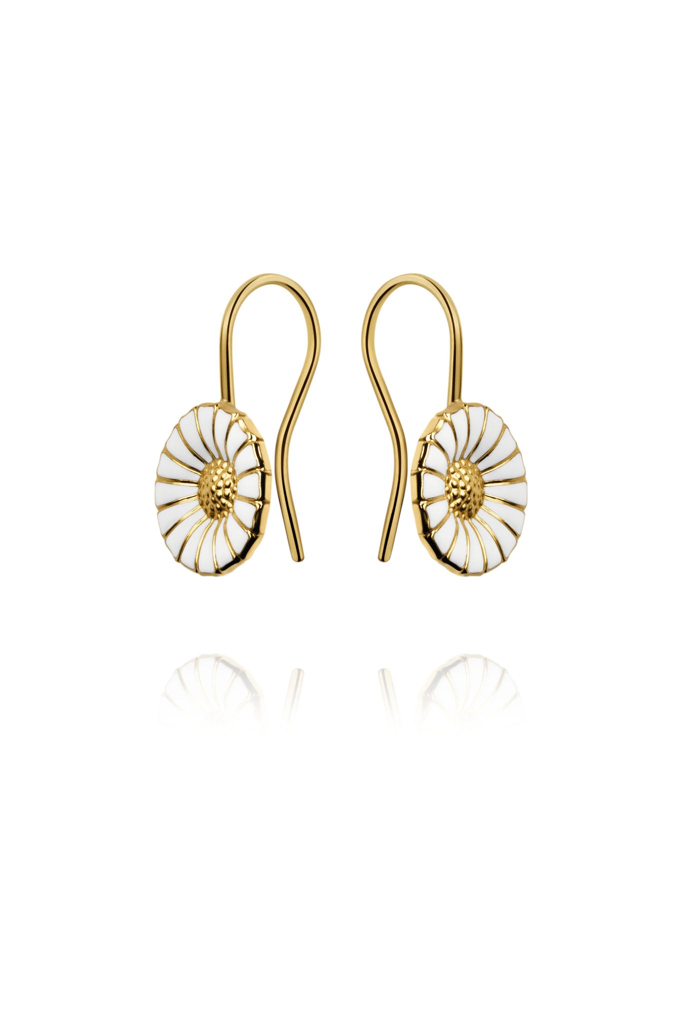 Georg Jensen Daisy hopeiset kullatut korvakorut Default Title