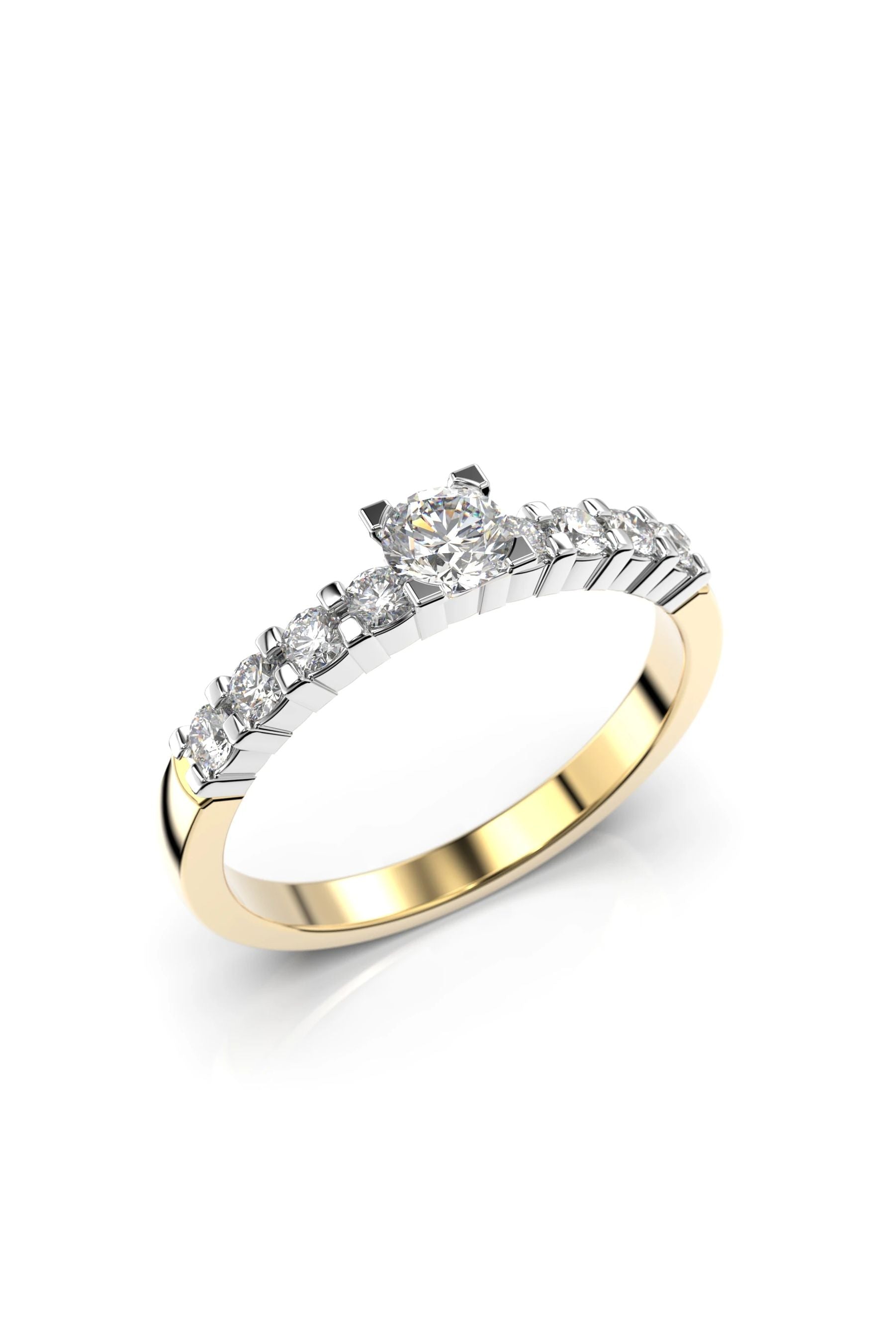 Festive Sophia Solitaire 0,21ct + 8x0,03ct 15,5