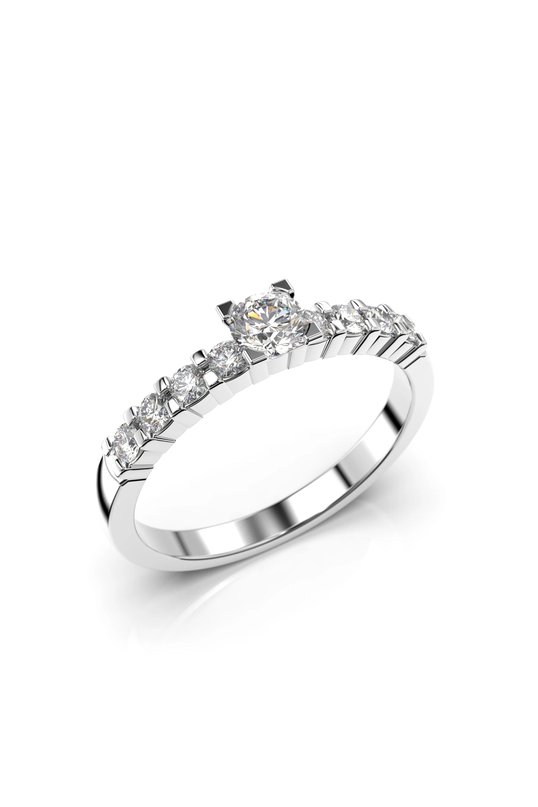 Festive Sophia Solitaire 0,21ct + 8x0,03ct 15,5
