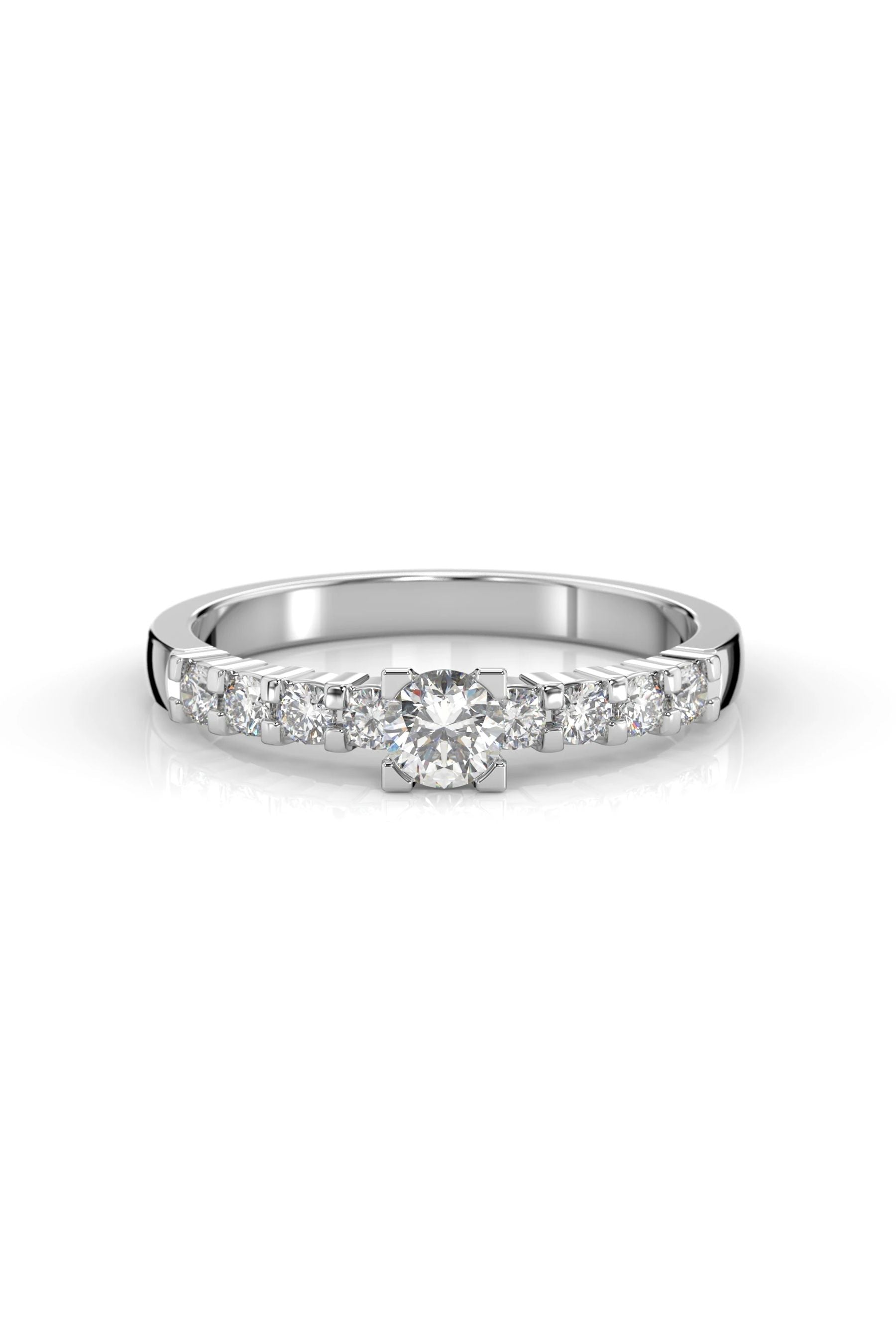Festive Sophia Solitaire 0,21ct + 8x0,03ct 15,5