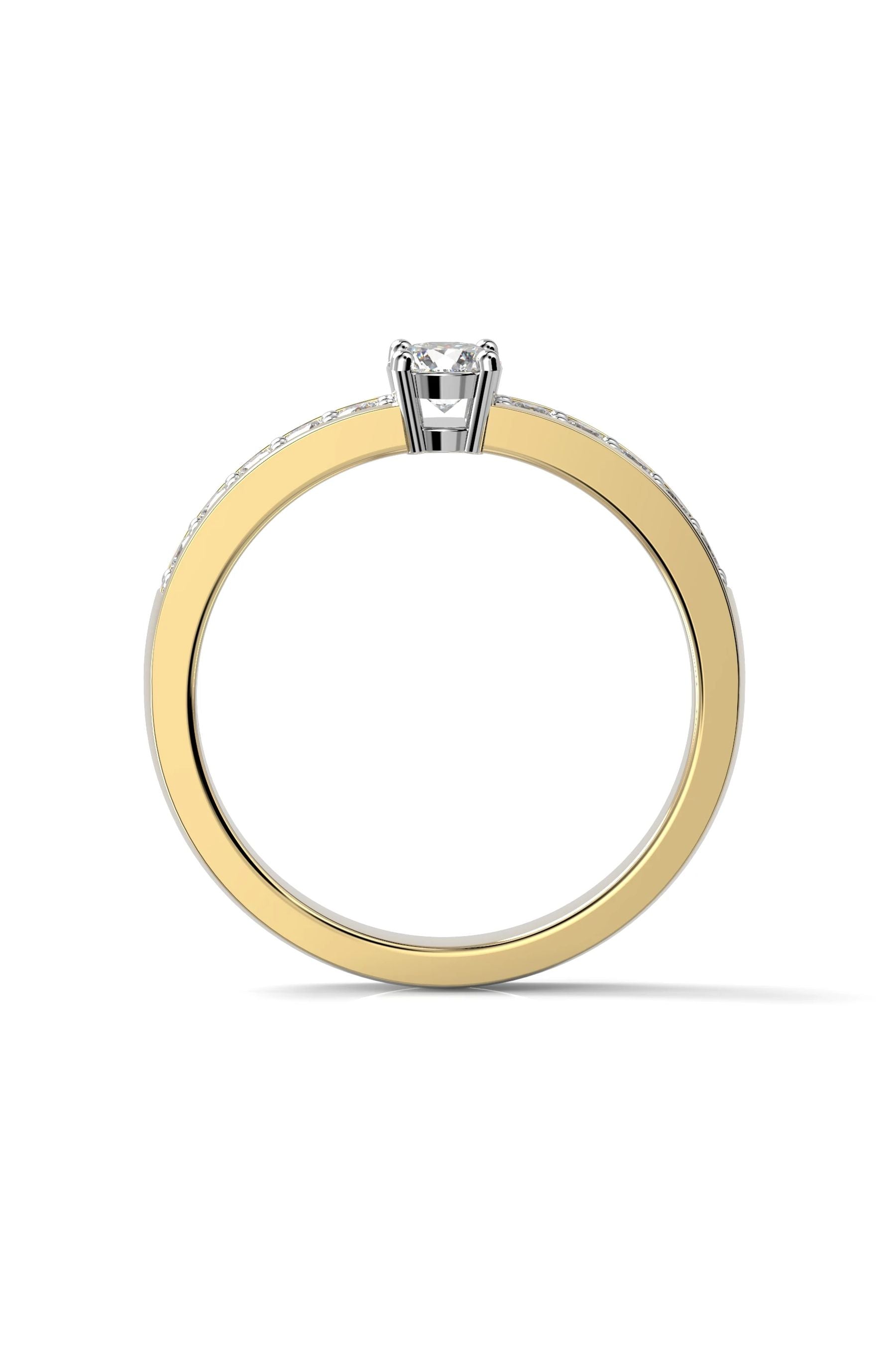 Festive Ariel Solitaire 0,20ct + 10x0,02 15,5