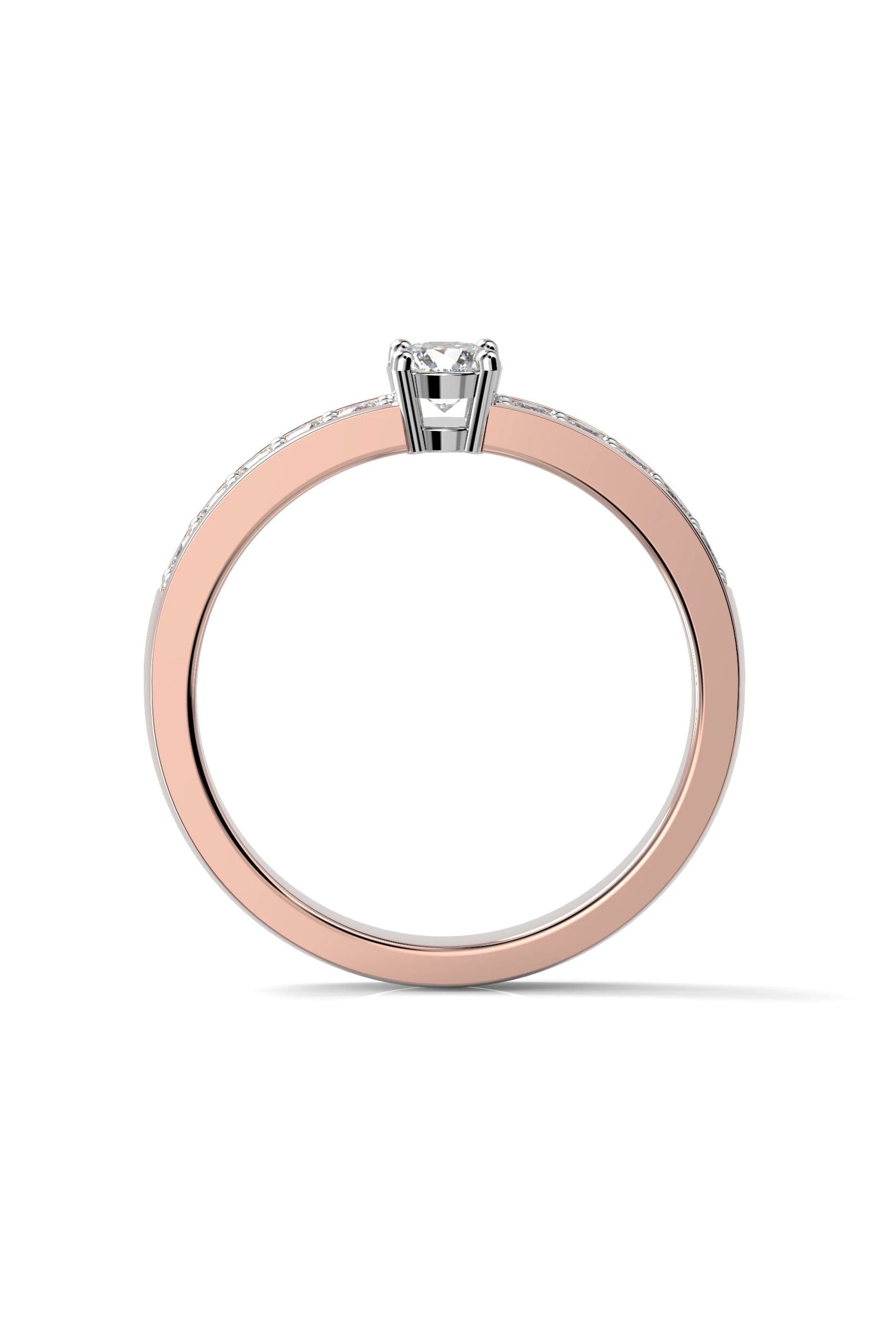 Festive Ariel Solitaire 0,20ct + 10x0,02 15,5