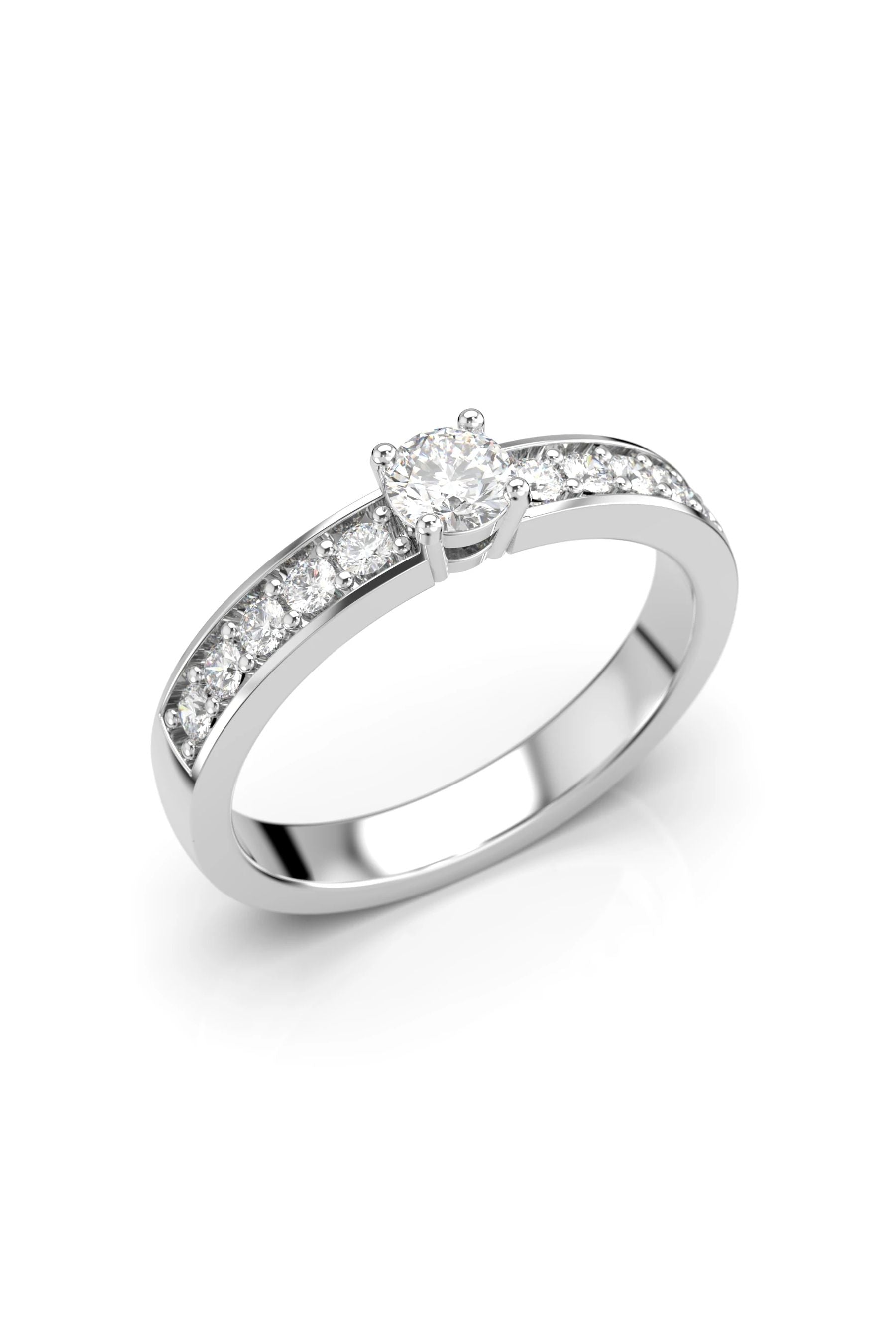 Festive Ariel Solitaire 0,20ct + 10x0,02 15,5