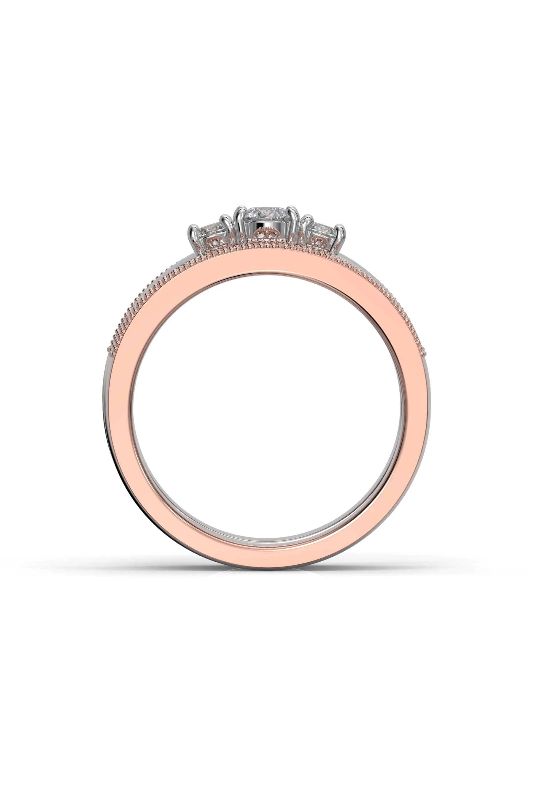 Festive Ariel Set 3 Sormusta 0,15ct + 2x0,05ct + 24x0,02ct 15,5