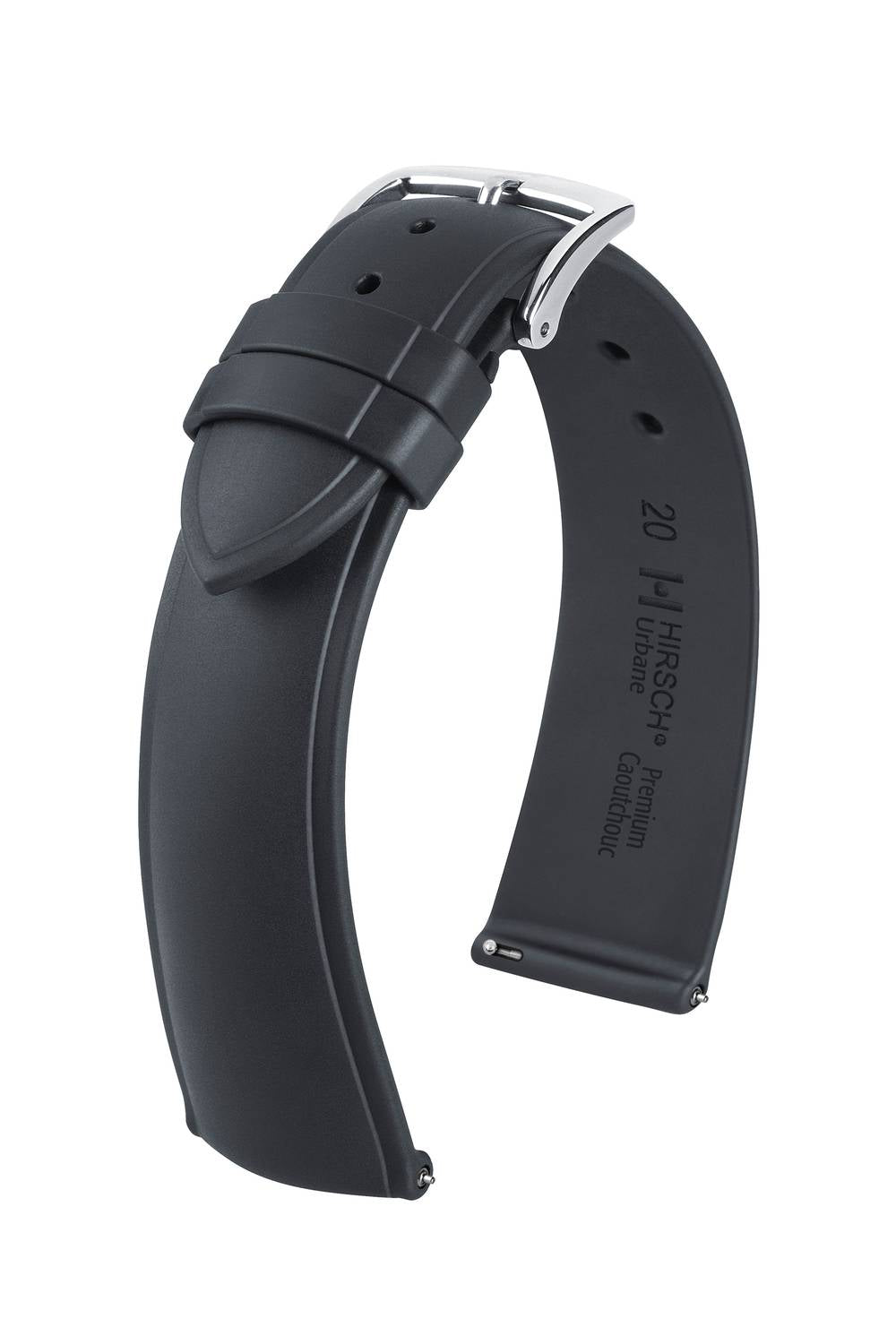 Hirsch Urbane L Black kellon ranneke 20,00mm