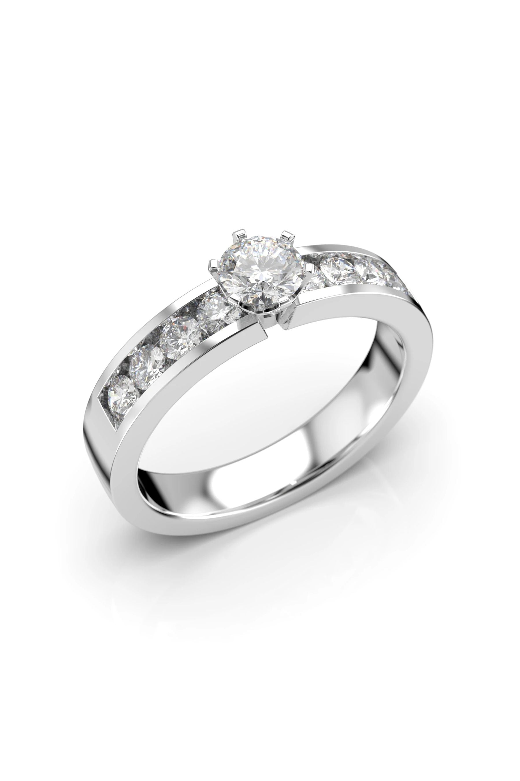 Festive Venice Solitaire Classic 0,30ct + 8x0,05ct 15,5