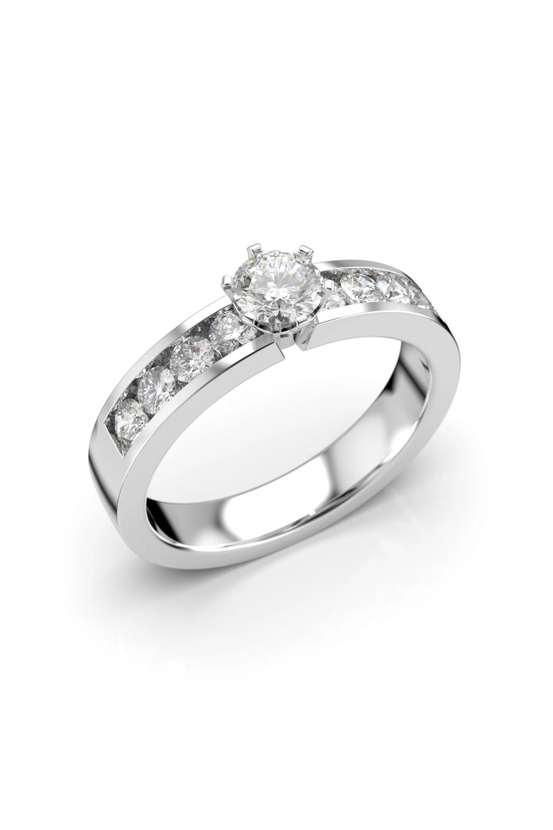 Festive Venice Solitaire Classic 0,30ct + 8x0,05ct 407-070-VK tuotekuva