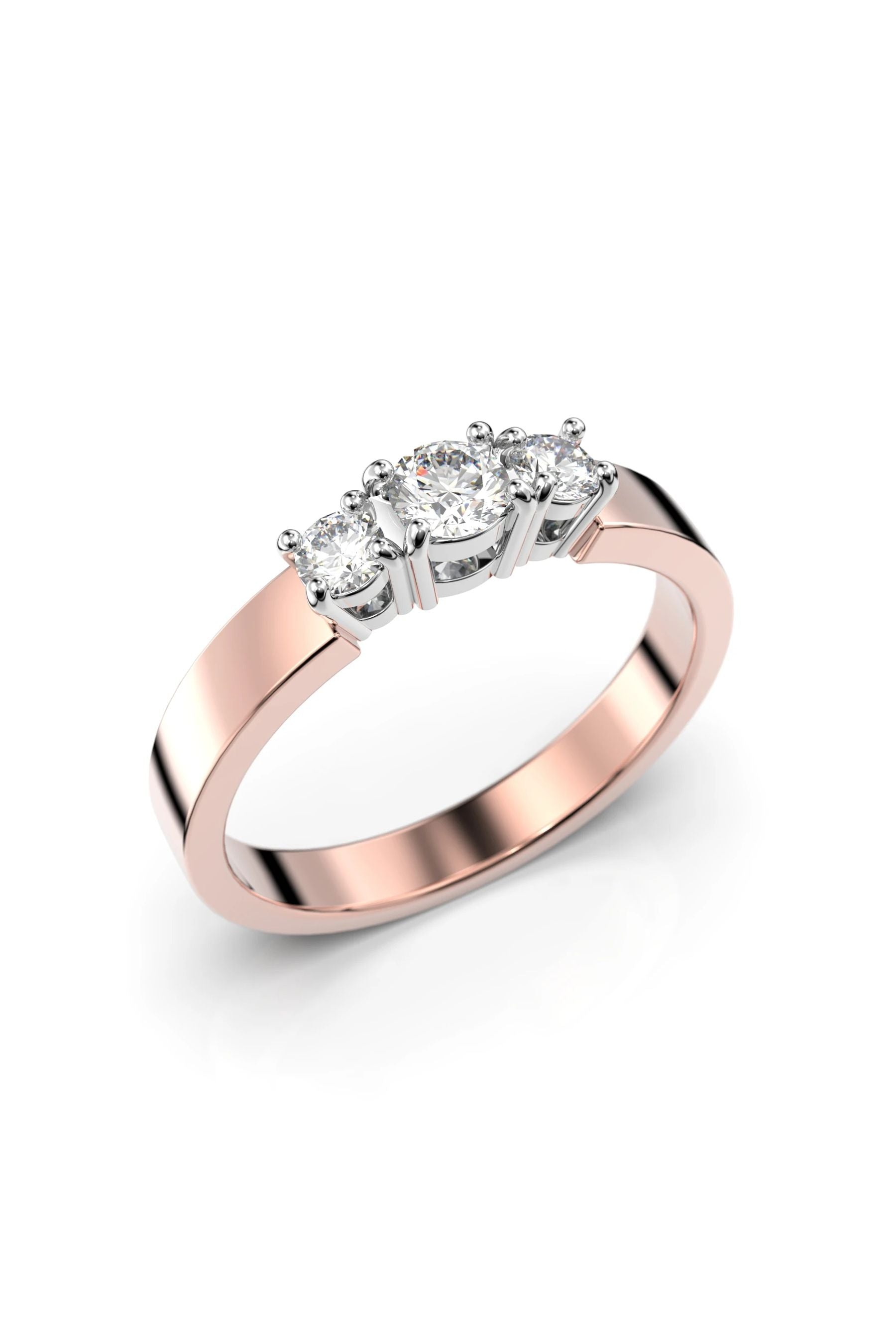 Festive Taylor Trilogy 0,15ct + 2x0,05ct 15,5