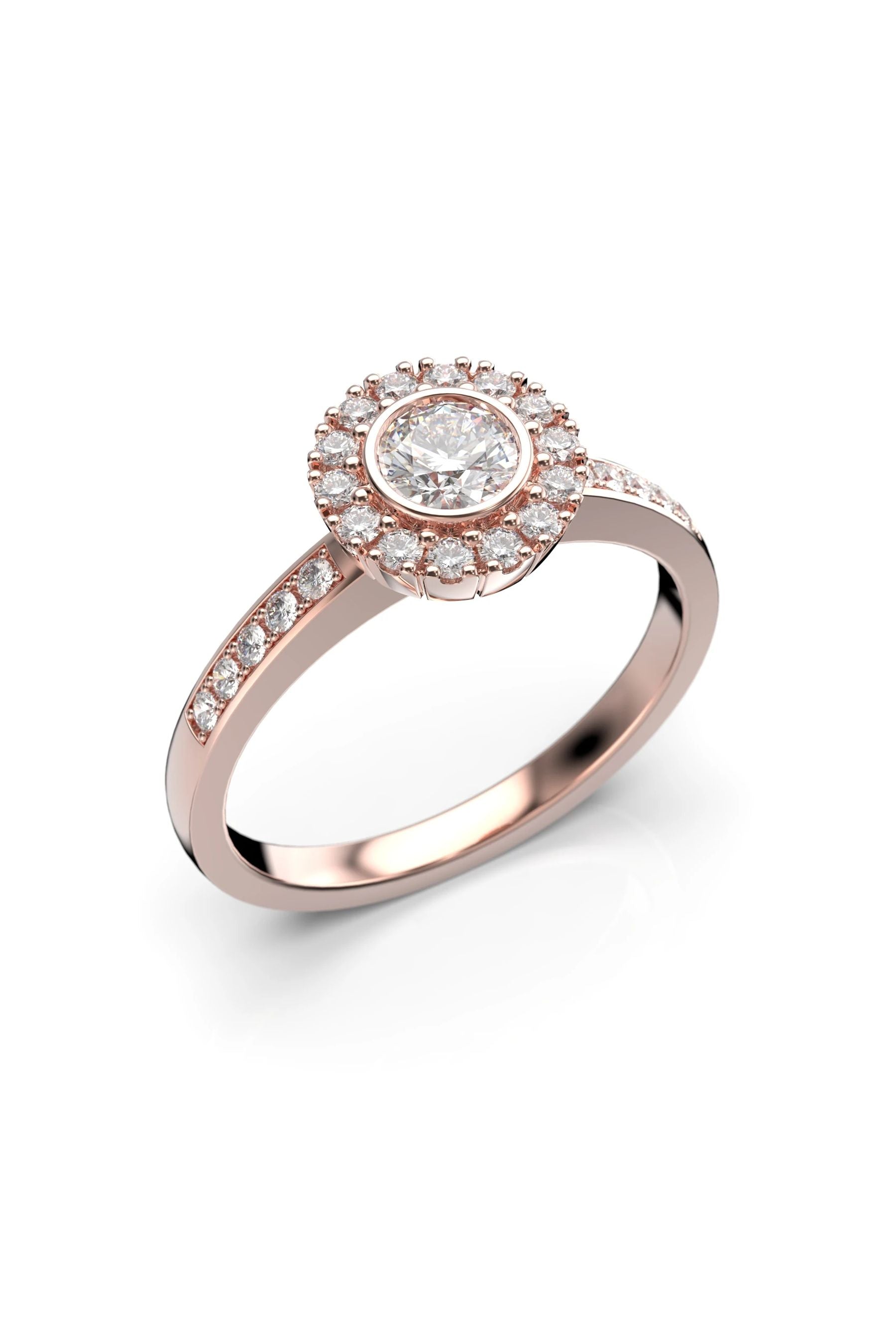 Festive Amelie Sides 0,25ct + 24x0,01ct 15,5